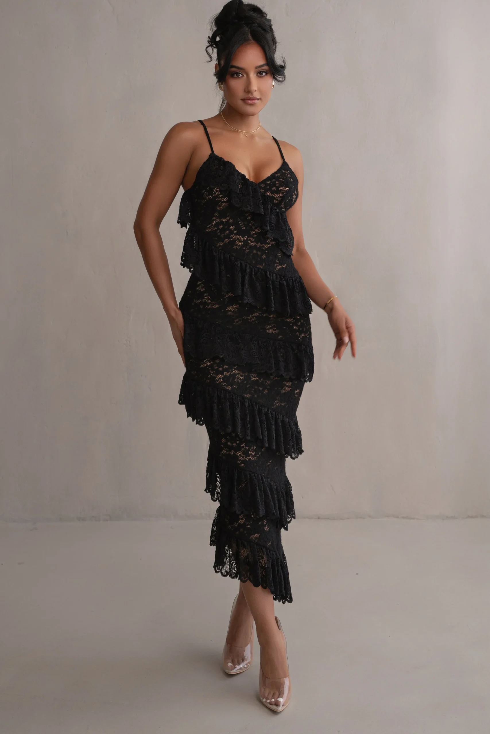 black_feeling_of_forever__0.webp JLUXLABEL Black Feeling Of Forever Ruffle Dress