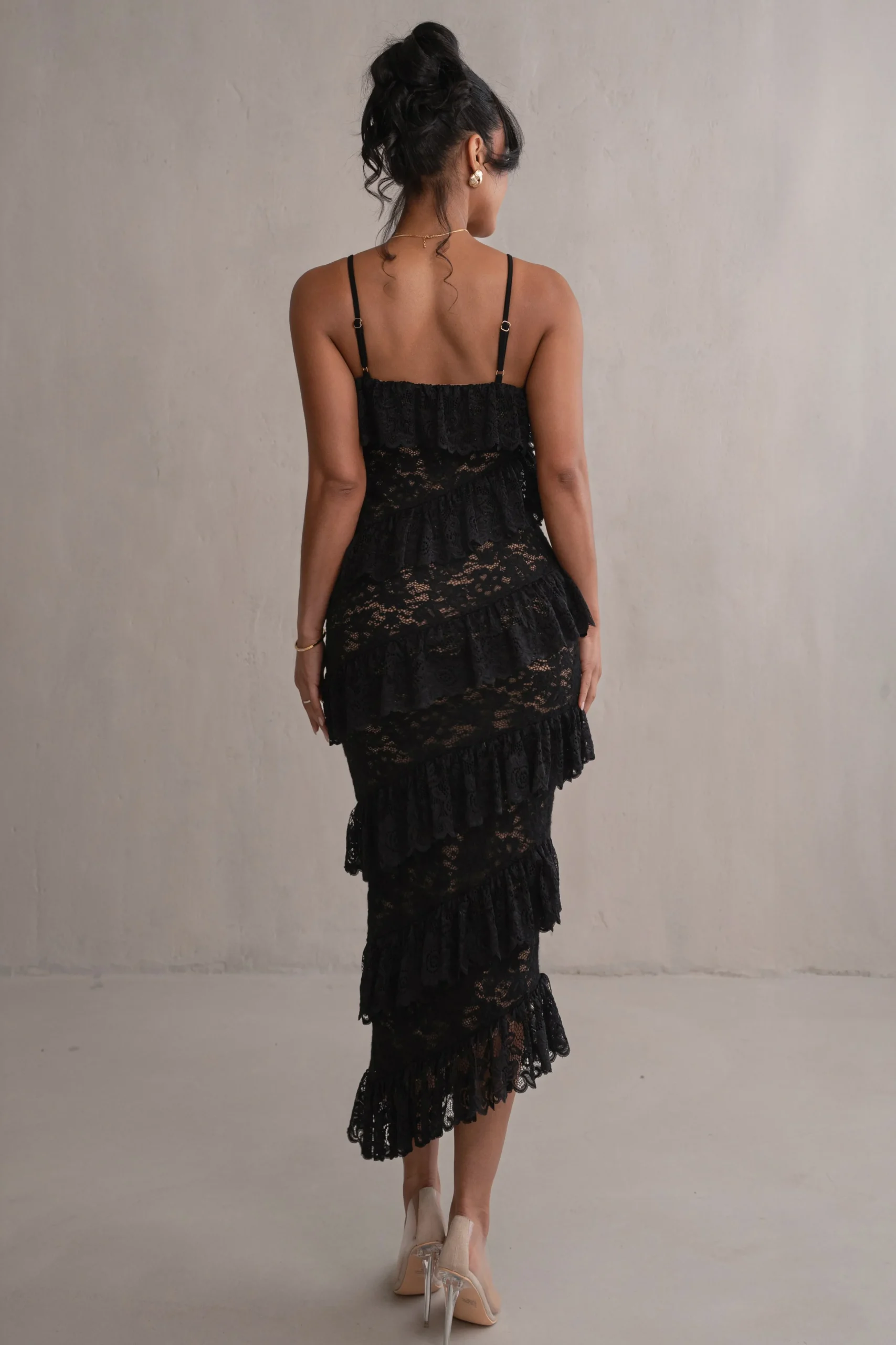 black_feeling_of_forever__11.webp JLUXLABEL Black Feeling Of Forever Ruffle Dress