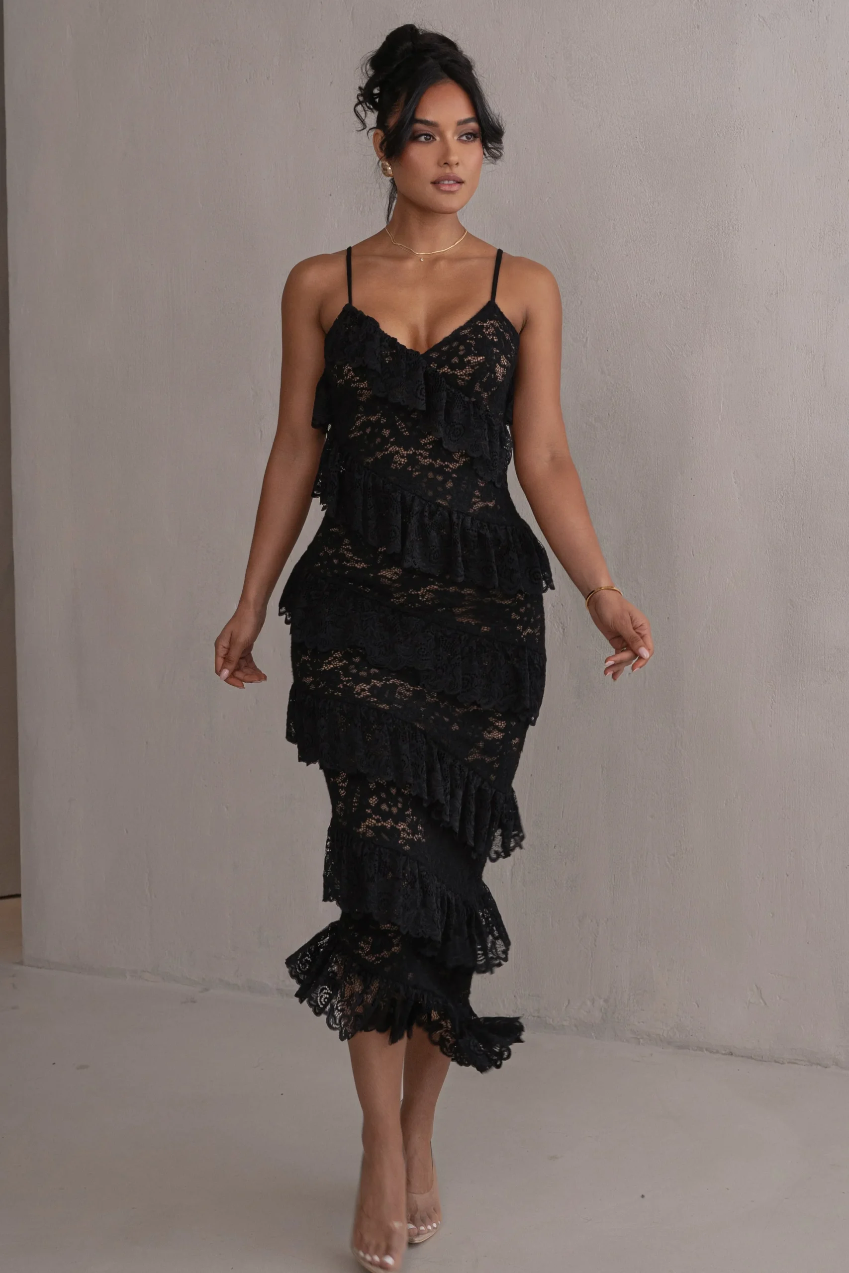 black_feeling_of_forever__2.webp JLUXLABEL Black Feeling Of Forever Ruffle Dress