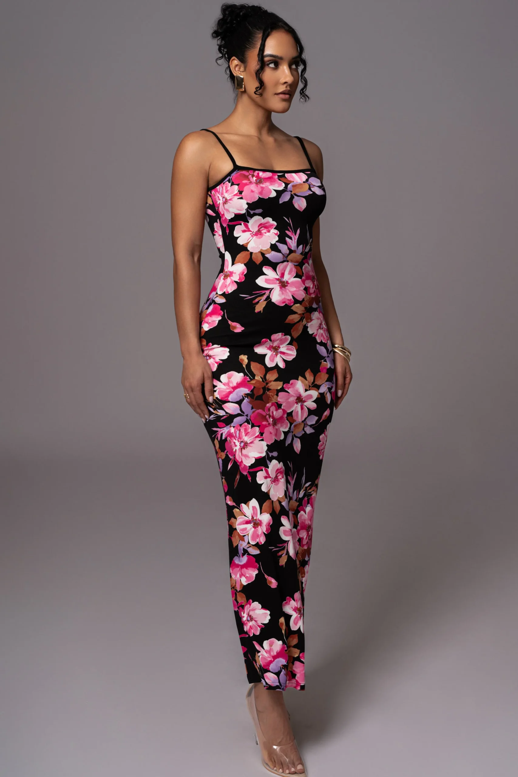 black_floral_smooth_simpl_2.webp JLUXLABEL Black Floral Smooth Simplicity Maxi Dress