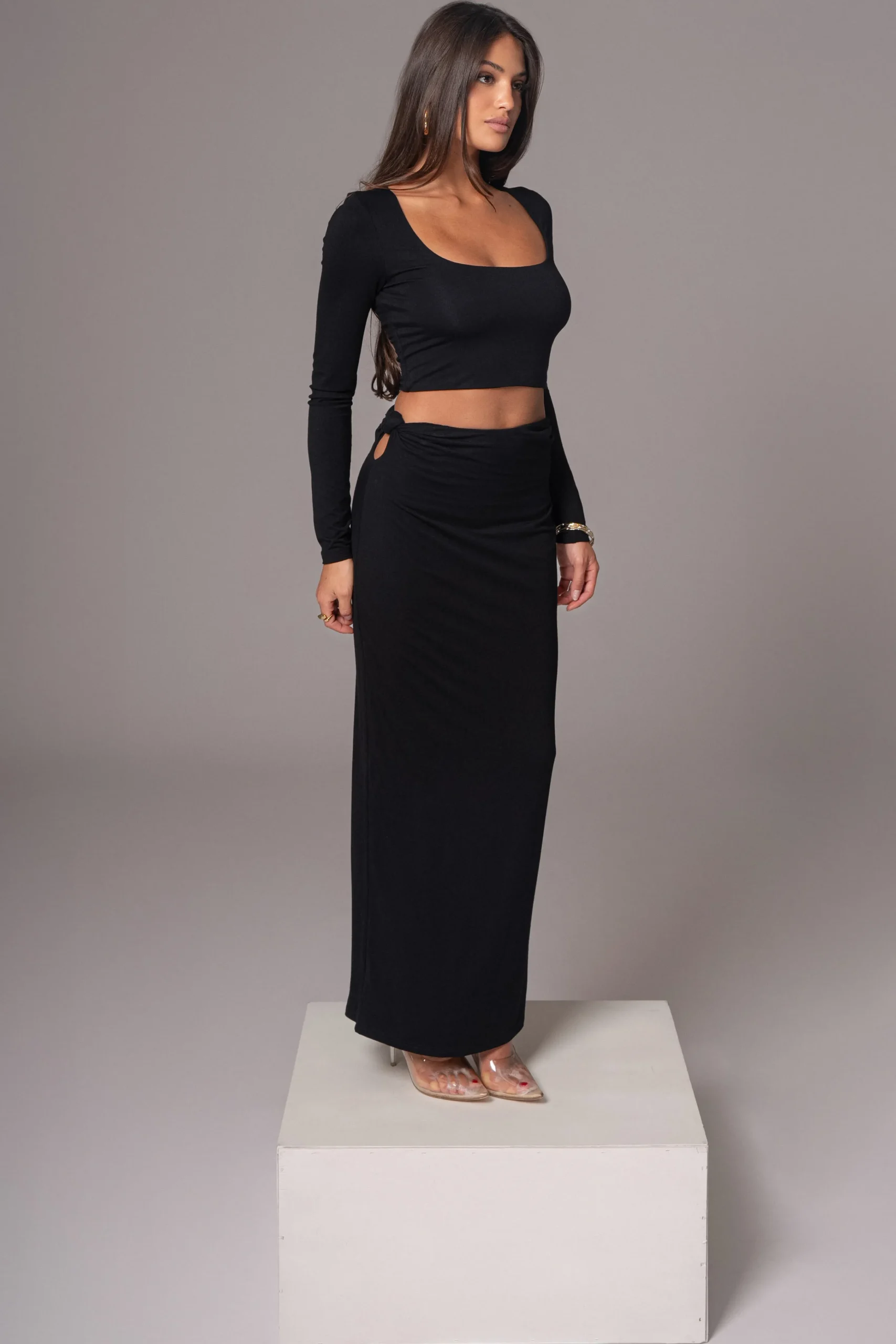 black_geneva_skirt_set_5.webp JLUXLABEL Black Geneva Skirt Set