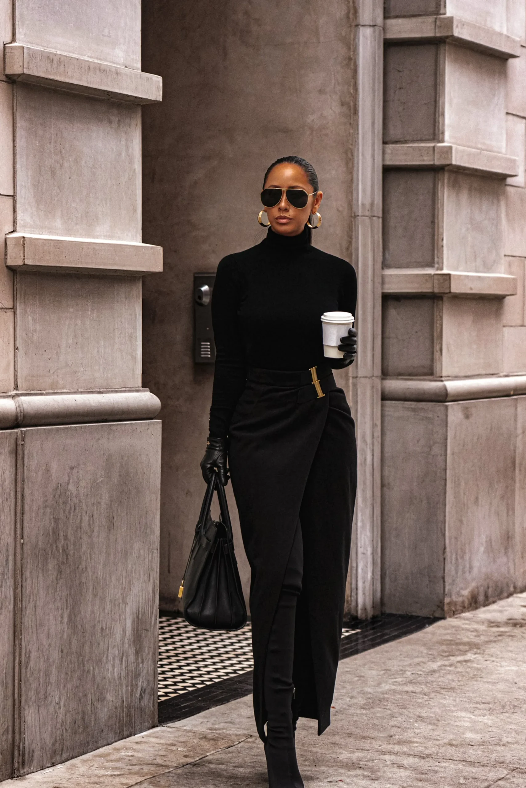 black_gisele_slit_skirt_4.webp JLUXLABEL Black Gisele Slit Skirt