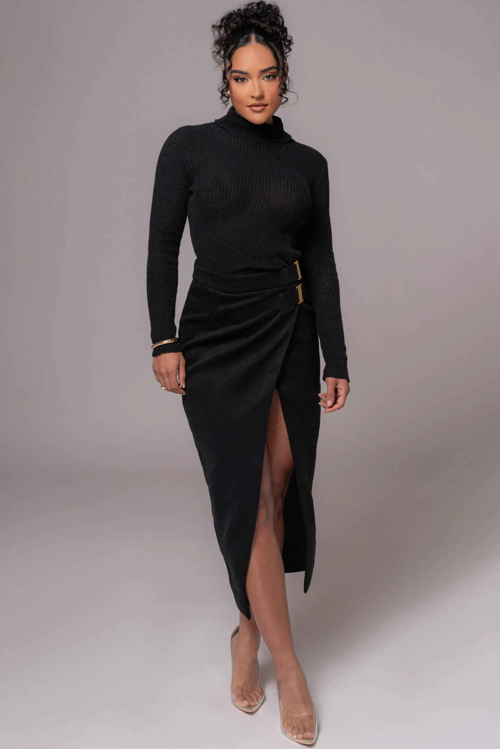 black_gisele_slit_skirt_7.webp JLUXLABEL Black Gisele Slit Skirt