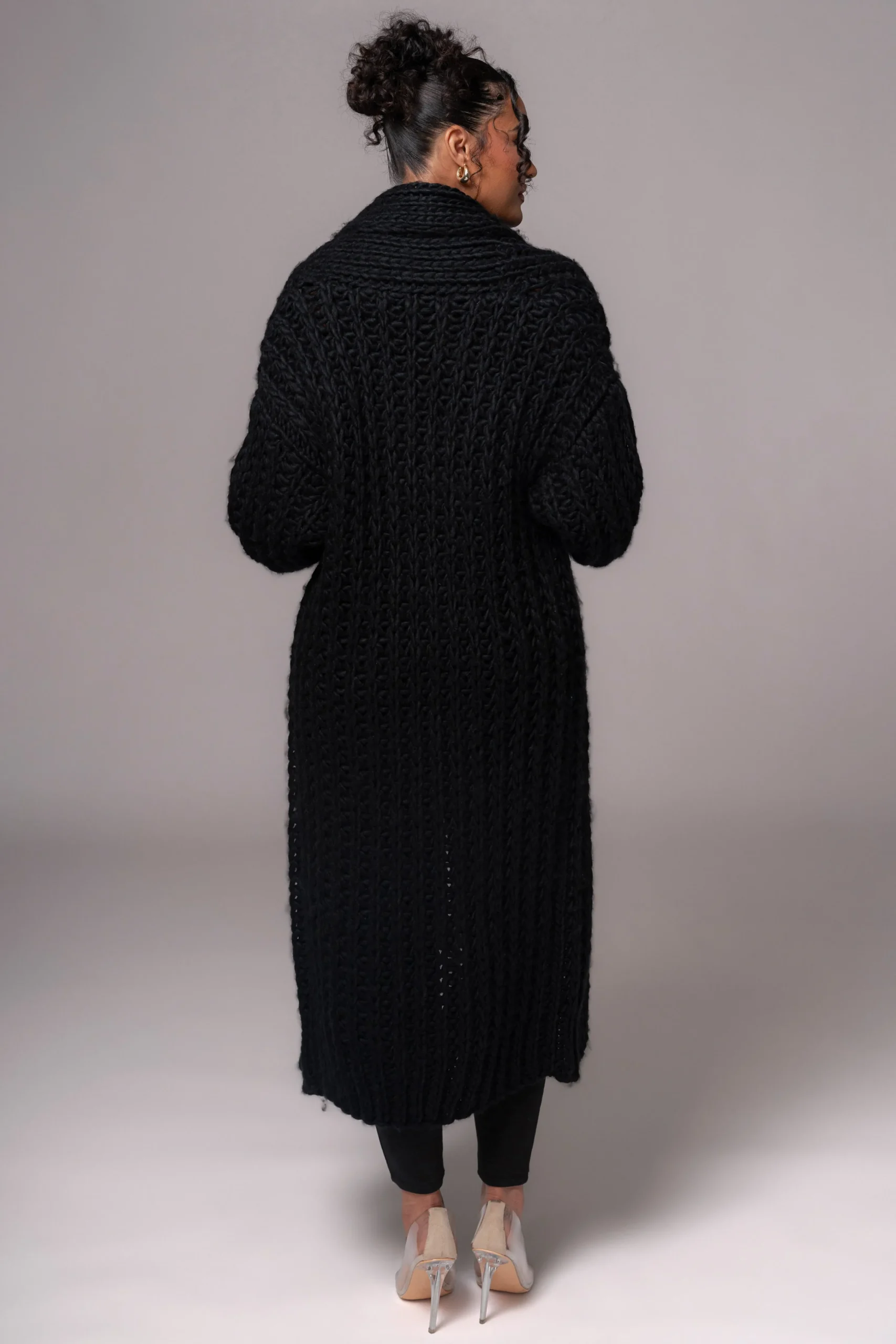 black_hold_me_close_shawl_7.webp JLUXLABEL Black Hold Me Close Shawl Collar Cardigan