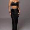 JLUXLABEL Black Isella 2-Piece Skirt Set
