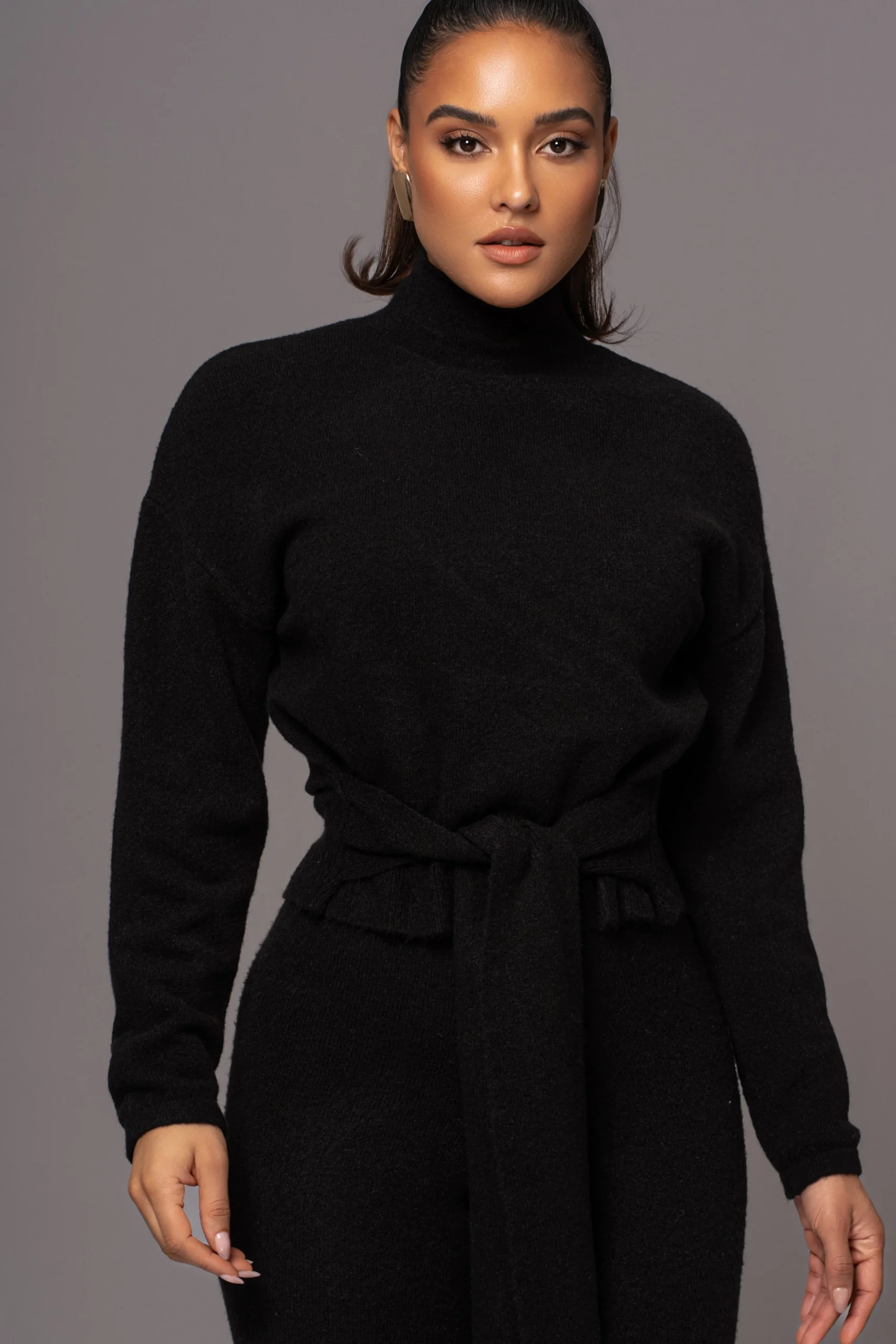 black_ivy_sweater_knit_pa_1.webp JLUXLABEL Black Ivy Sweater Knit Pant Set
