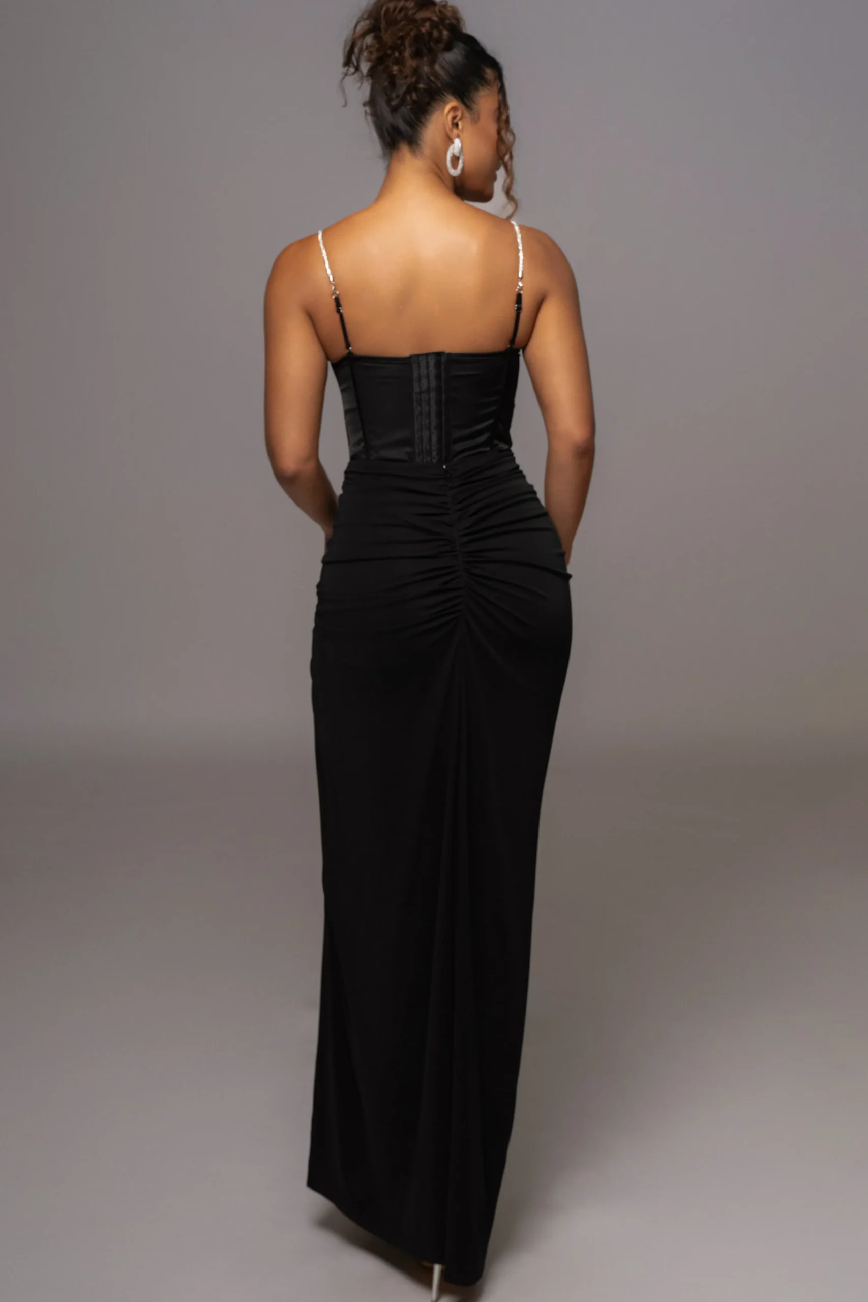 black_leo_matte_satin_bus_14.webp JLUXLABEL Black Leo Matte Satin Bustier