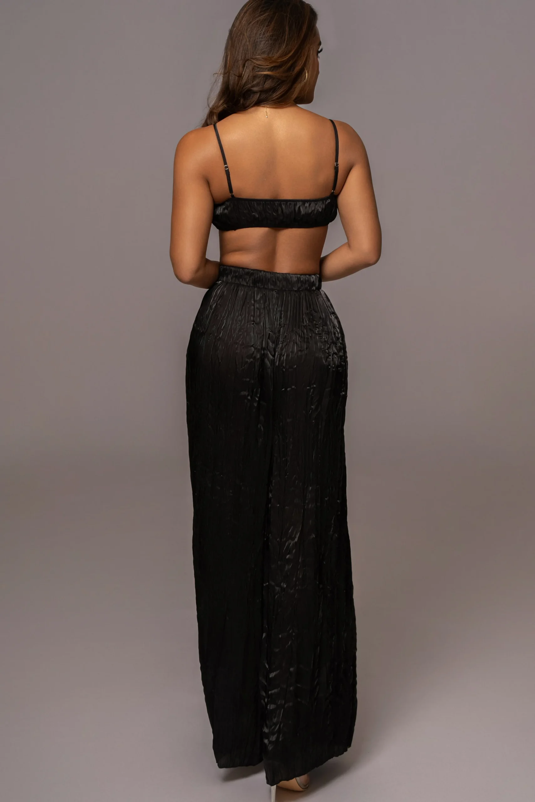 black_lets_get_away_satin_12.webp JLUXLABEL Black Lets Get Away Satin Pant Set