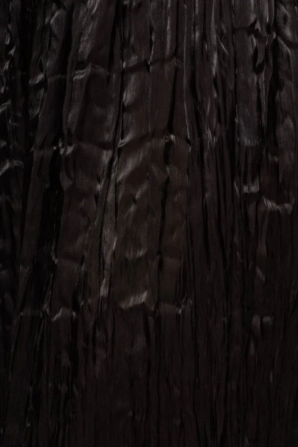JLUXLABEL Black Lets Get Away Satin Pant Set