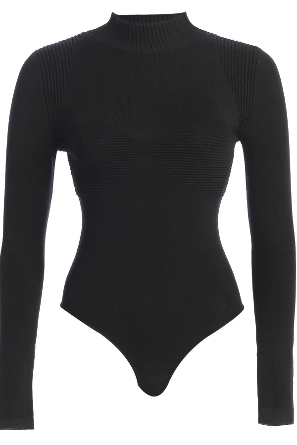 JLUXLABEL Black Love Signs Bodysuit