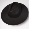 JLUXLABEL Black Margot Felt Hat