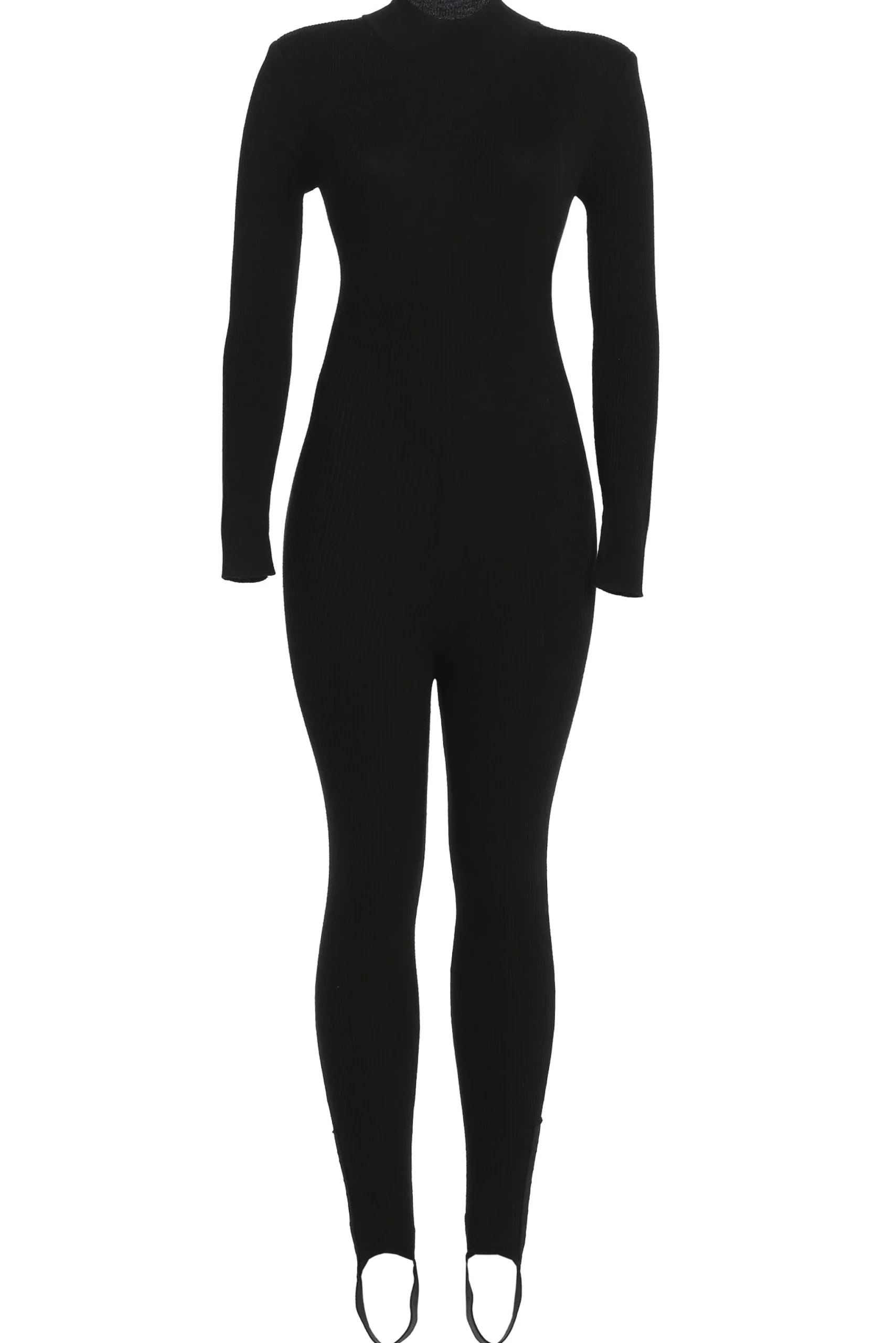 black_minna_mock_neck_jum_1.webp JLUXLABEL Black Minna Mock Neck Jumpsuit