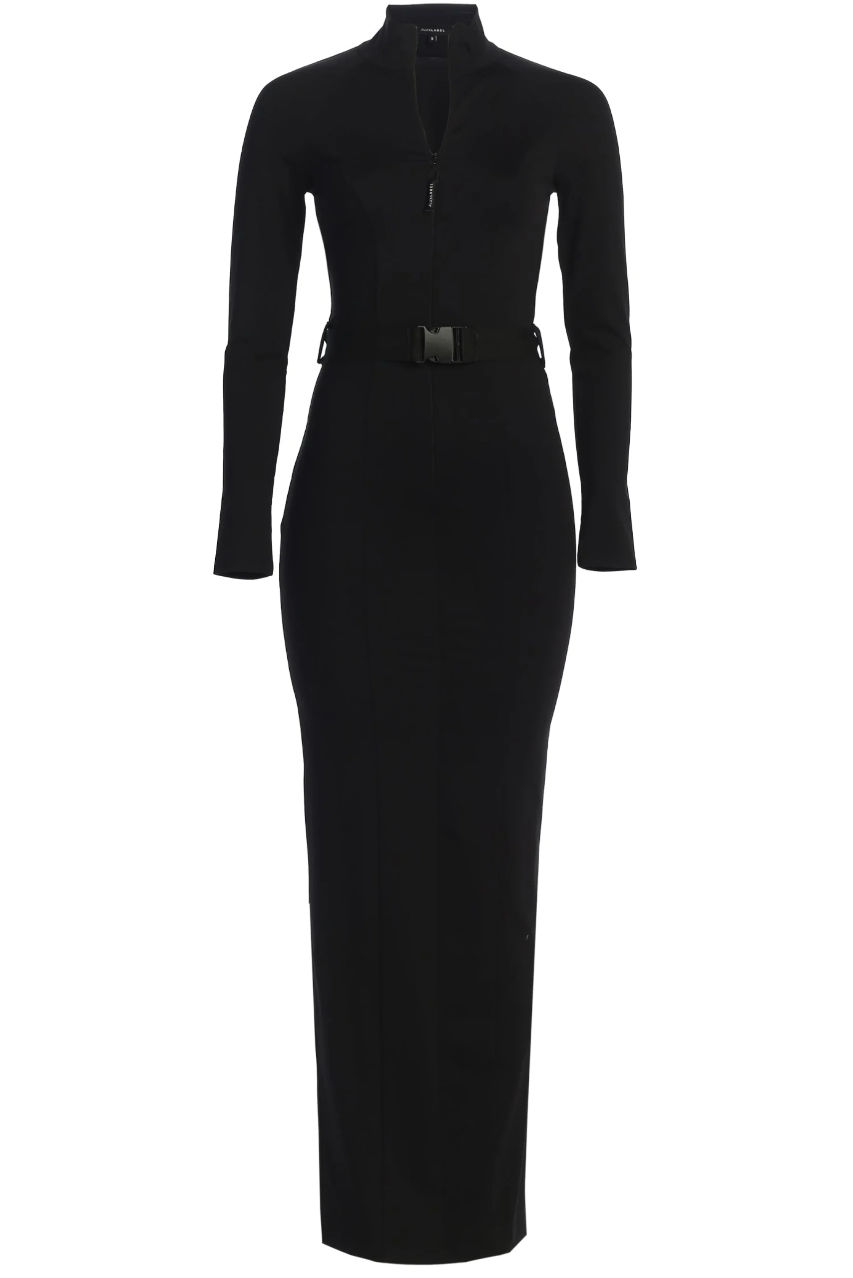 black_movement_mock_maxi__2.webp JLUXLABEL Black Movement Mock Maxi Dress