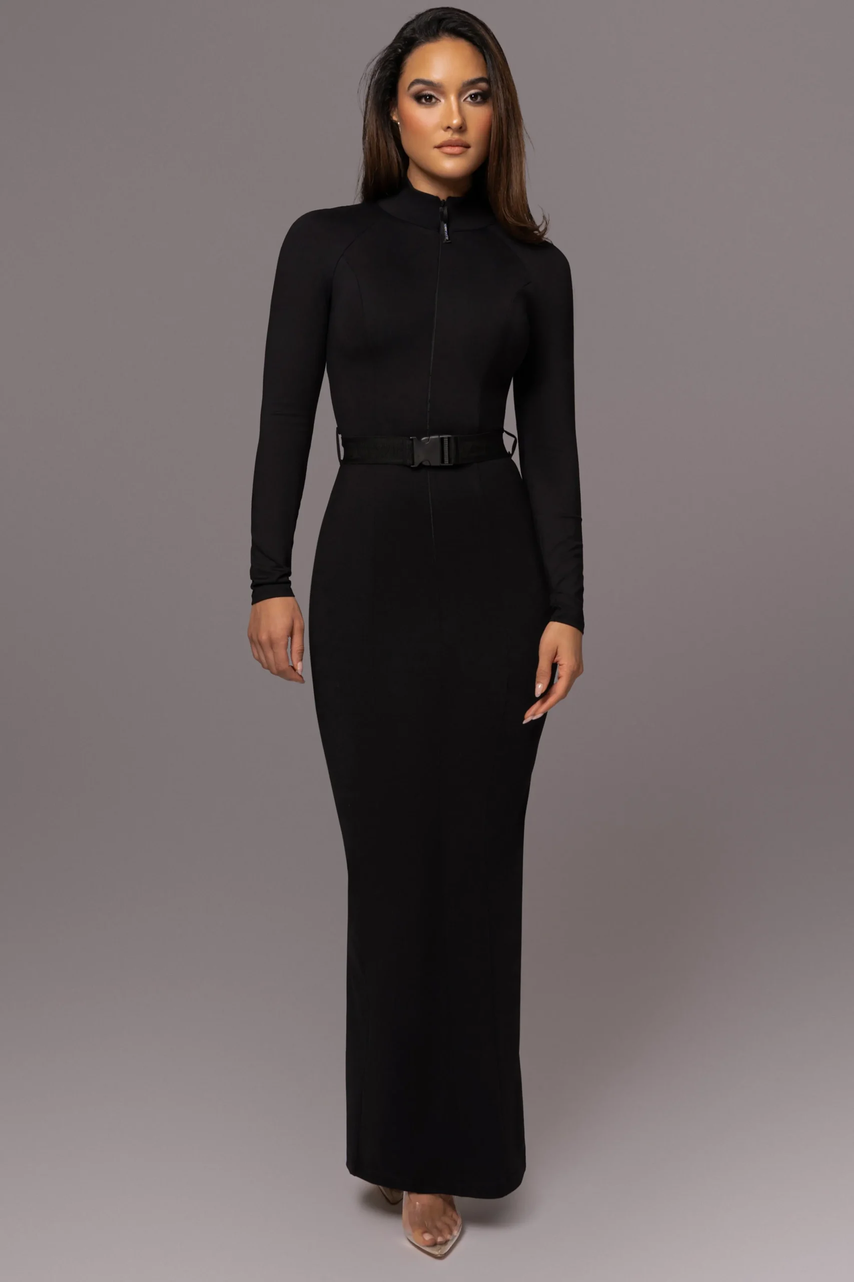 black_movement_mock_maxi__3.webp JLUXLABEL Black Movement Mock Maxi Dress