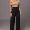 JLUXLABEL Black Novena Woven Pants