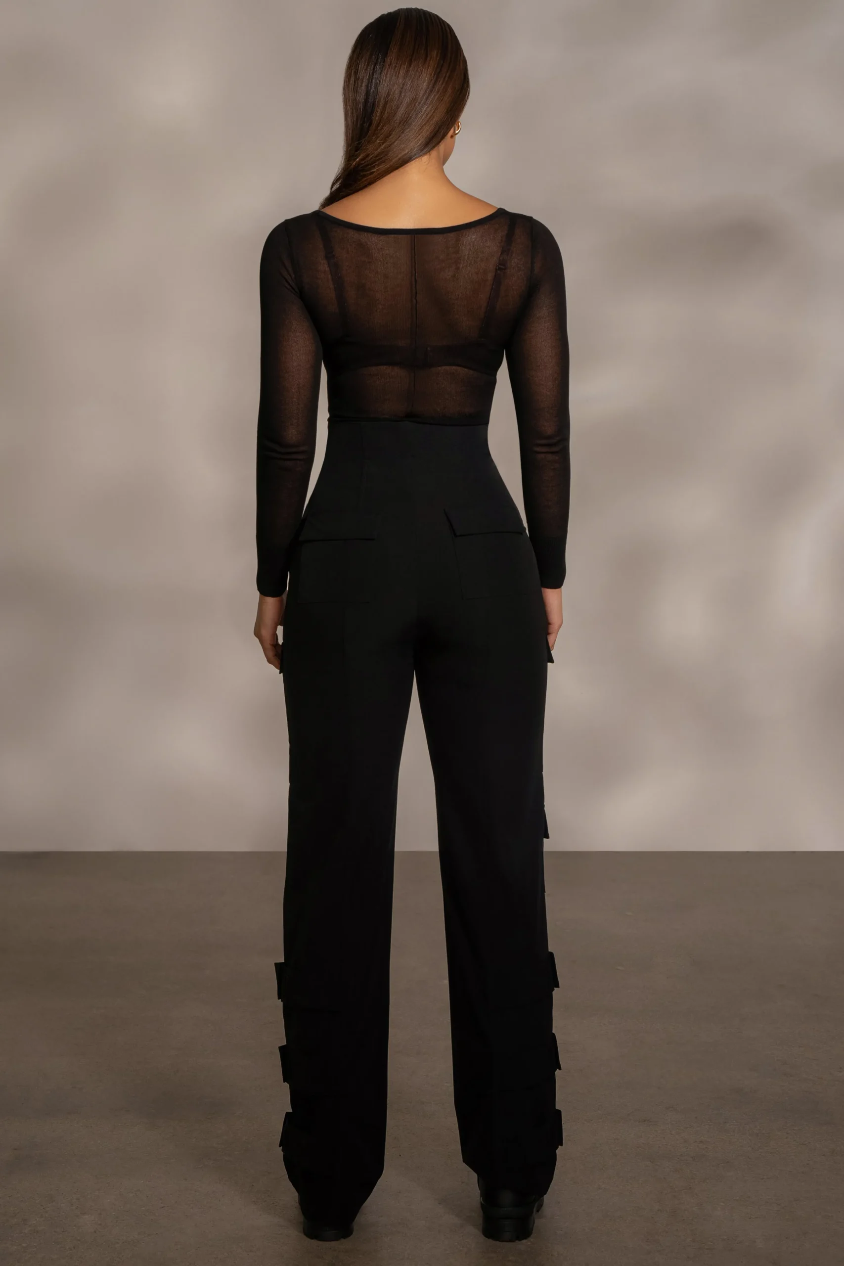 black_nyah_nylon_utility__13.webp JLUXLABEL Black Nyah Nylon Utility Pants