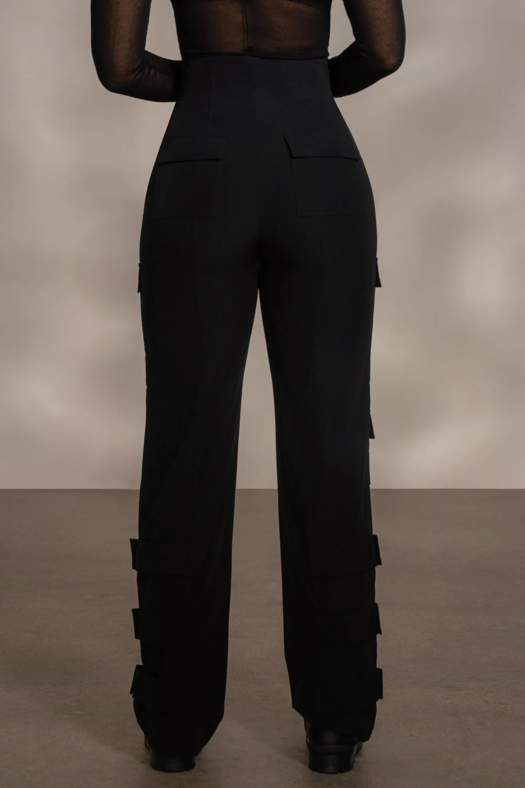 black_nyah_nylon_utility__14.webp JLUXLABEL Black Nyah Nylon Utility Pants