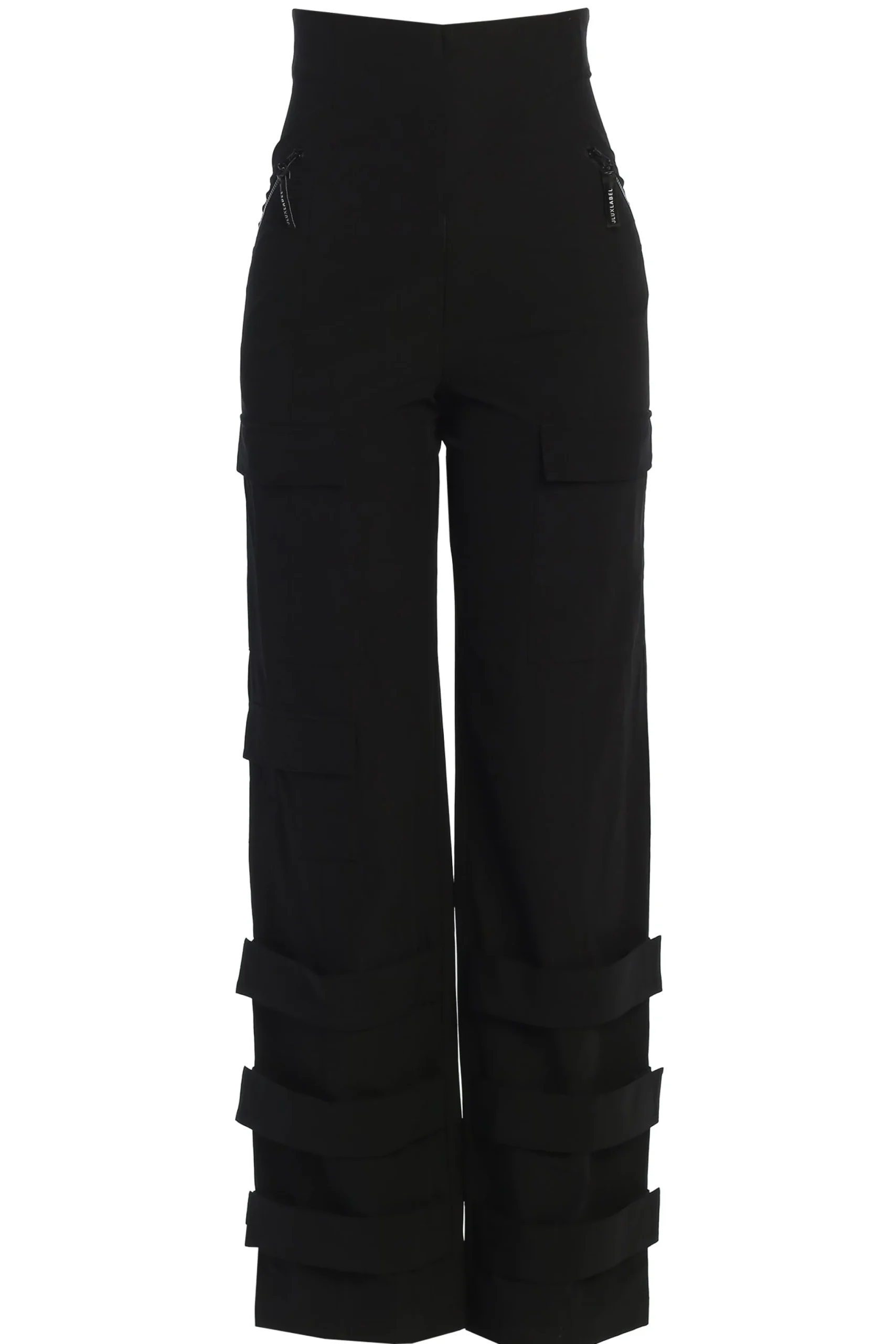 black_nyah_nylon_utility__3.webp JLUXLABEL Black Nyah Nylon Utility Pants