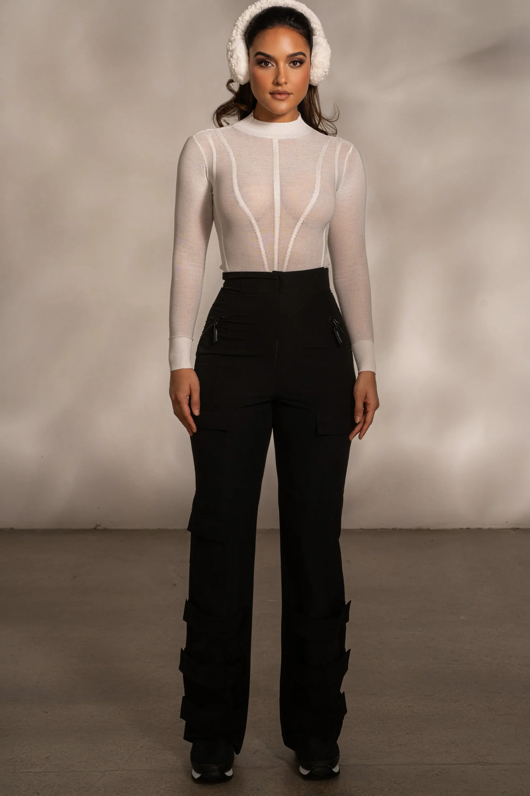 black_nyah_nylon_utility__5.webp JLUXLABEL Black Nyah Nylon Utility Pants