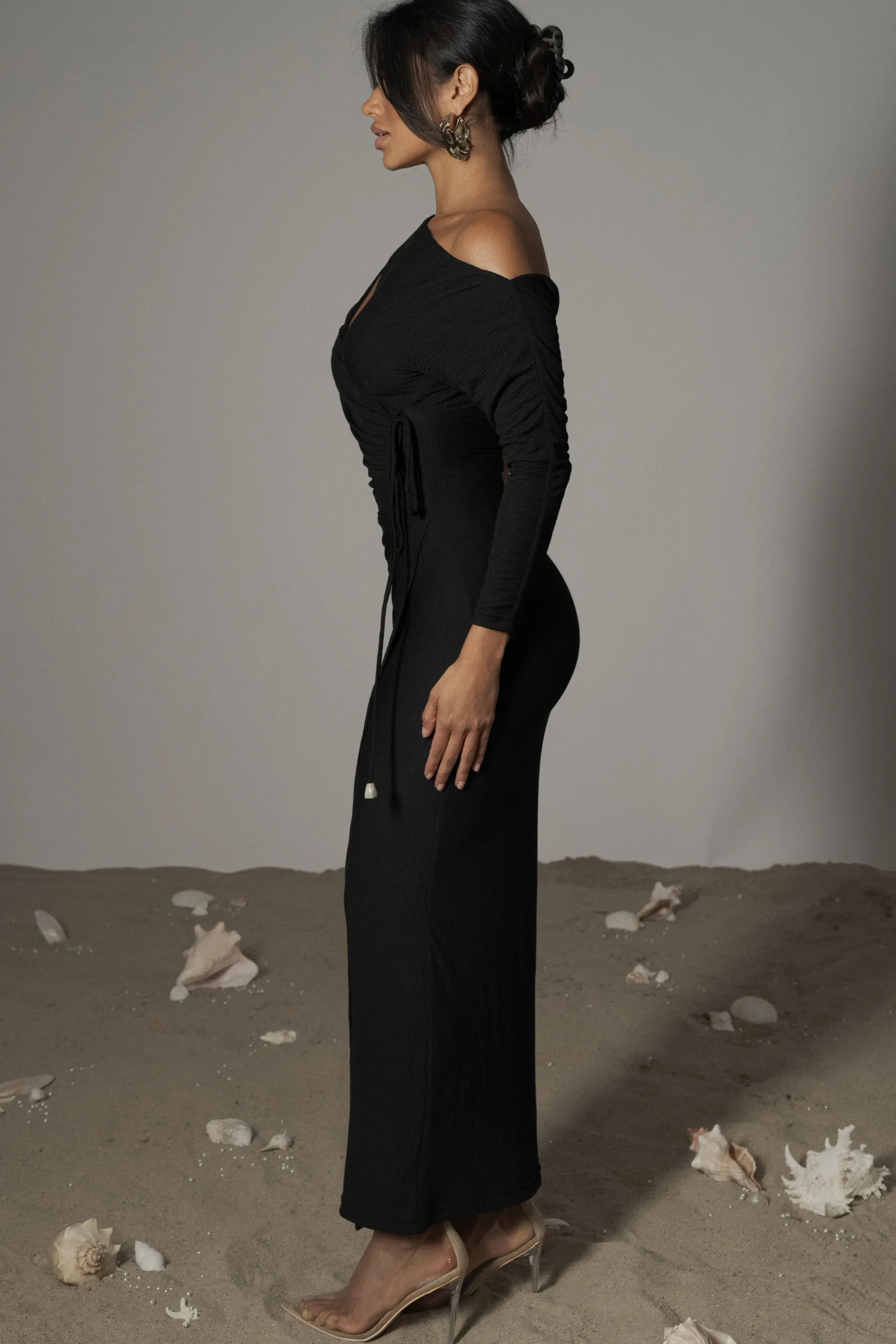 black_odelia_crinkled_max_2.webp JLUXLABEL Black Odelia Crinkled Maxi Dress