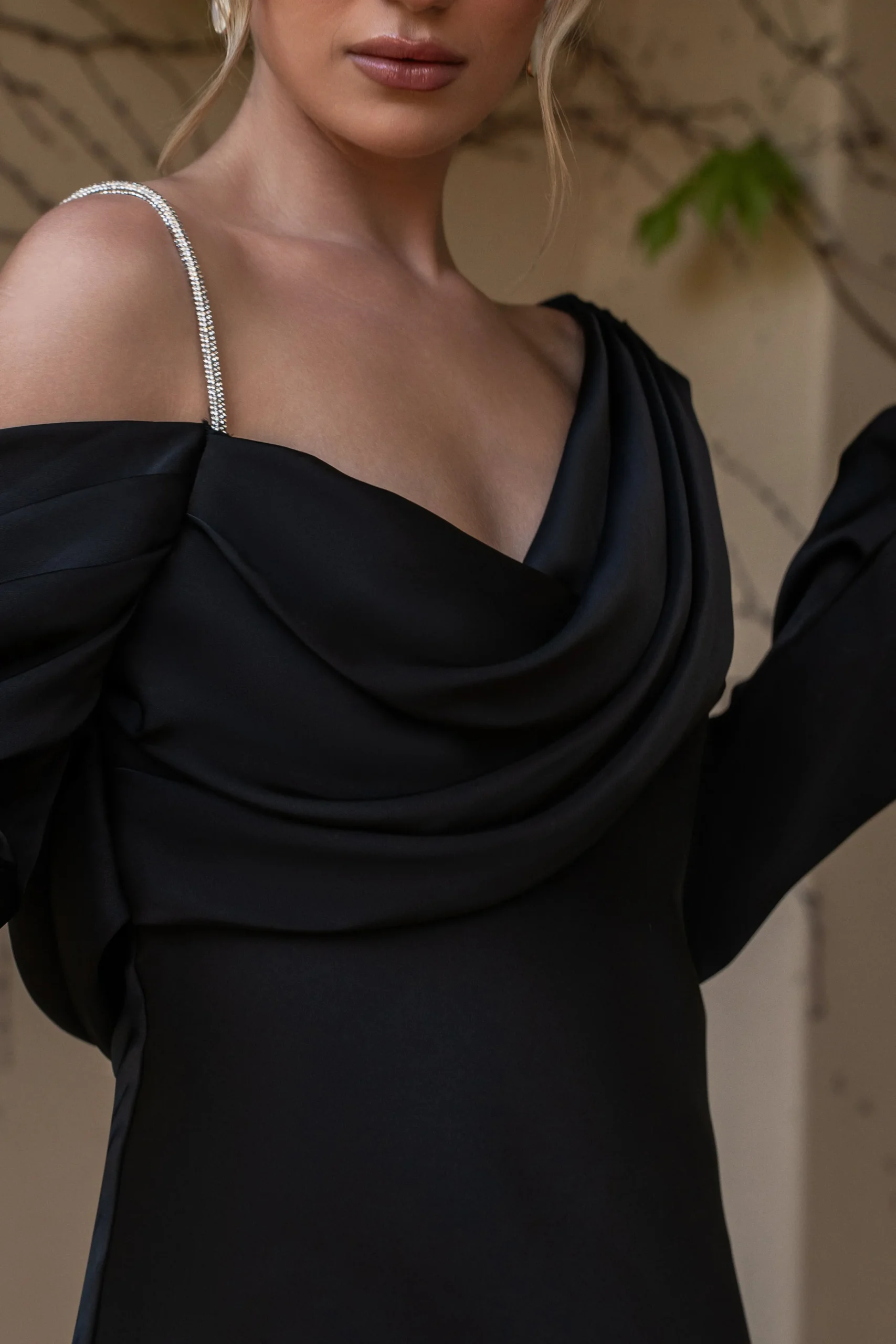 black_one_and_only_satin__7.webp JLUXLABEL Black One And Only Satin Dress