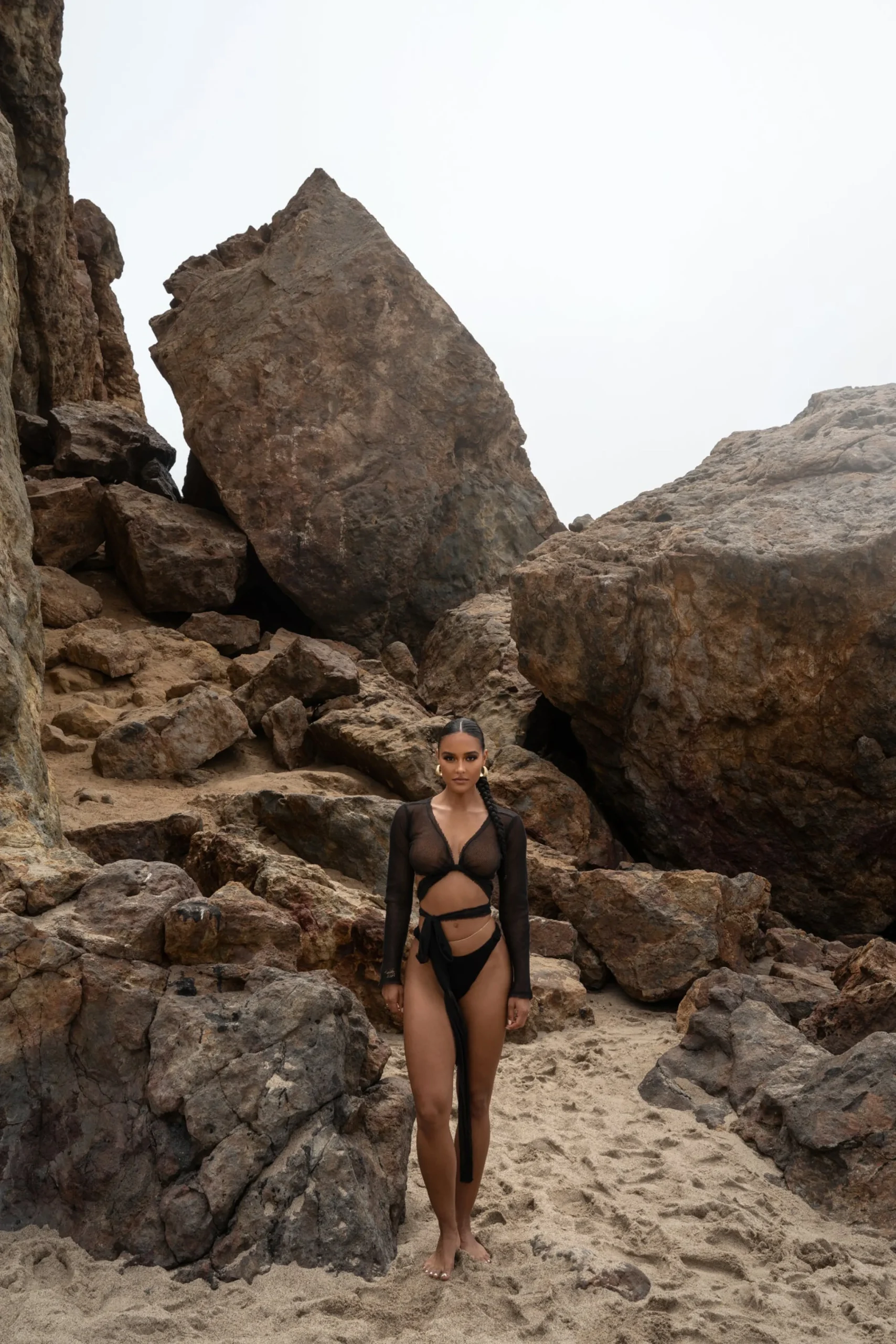 black_palm_city_netted_wr_4.webp JLUXLABEL Black Palm City Netted Wrap Top