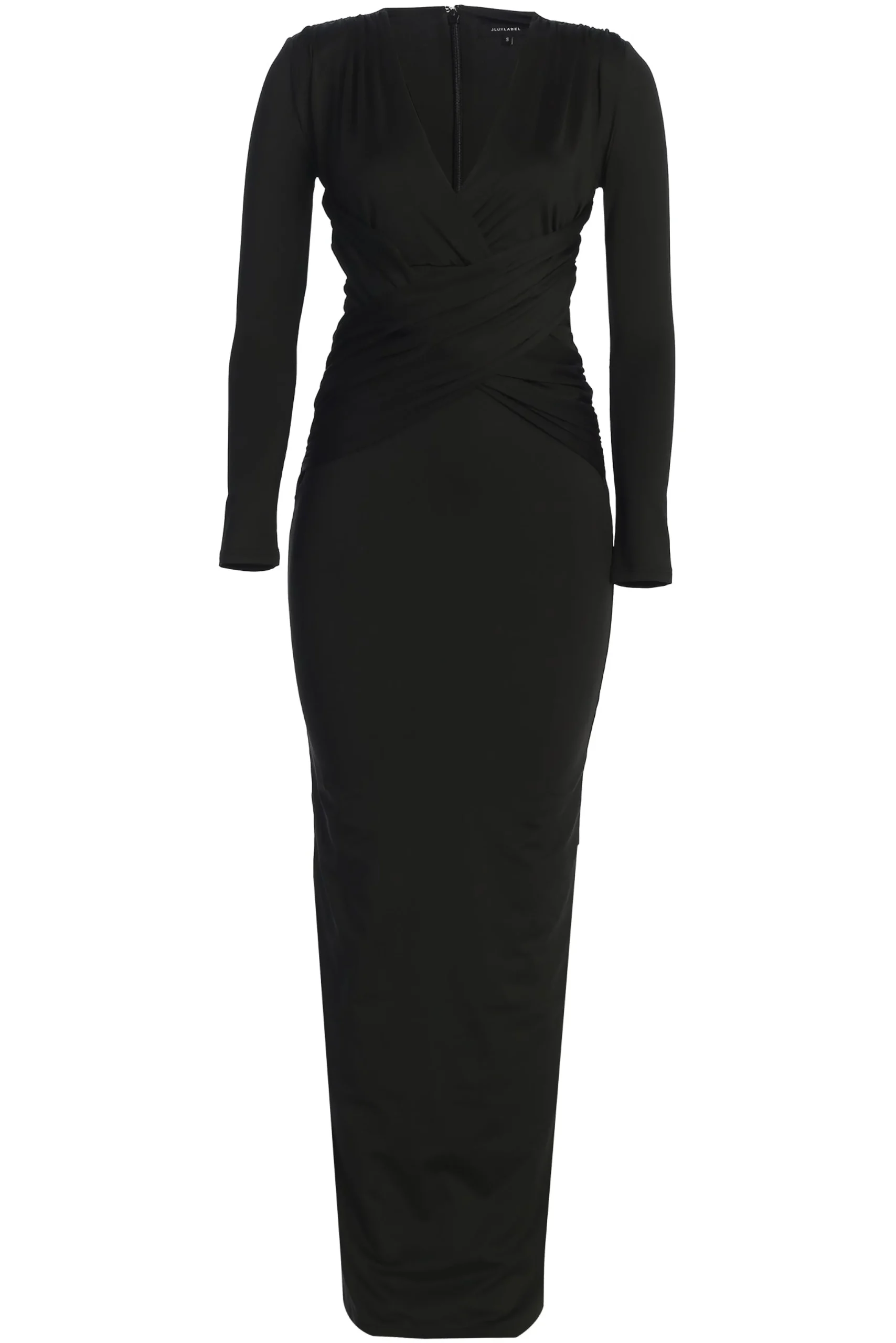 black_rowan_plunge_maxi_d_1.webp JLUXLABEL Black Rowan Plunge Maxi Dress
