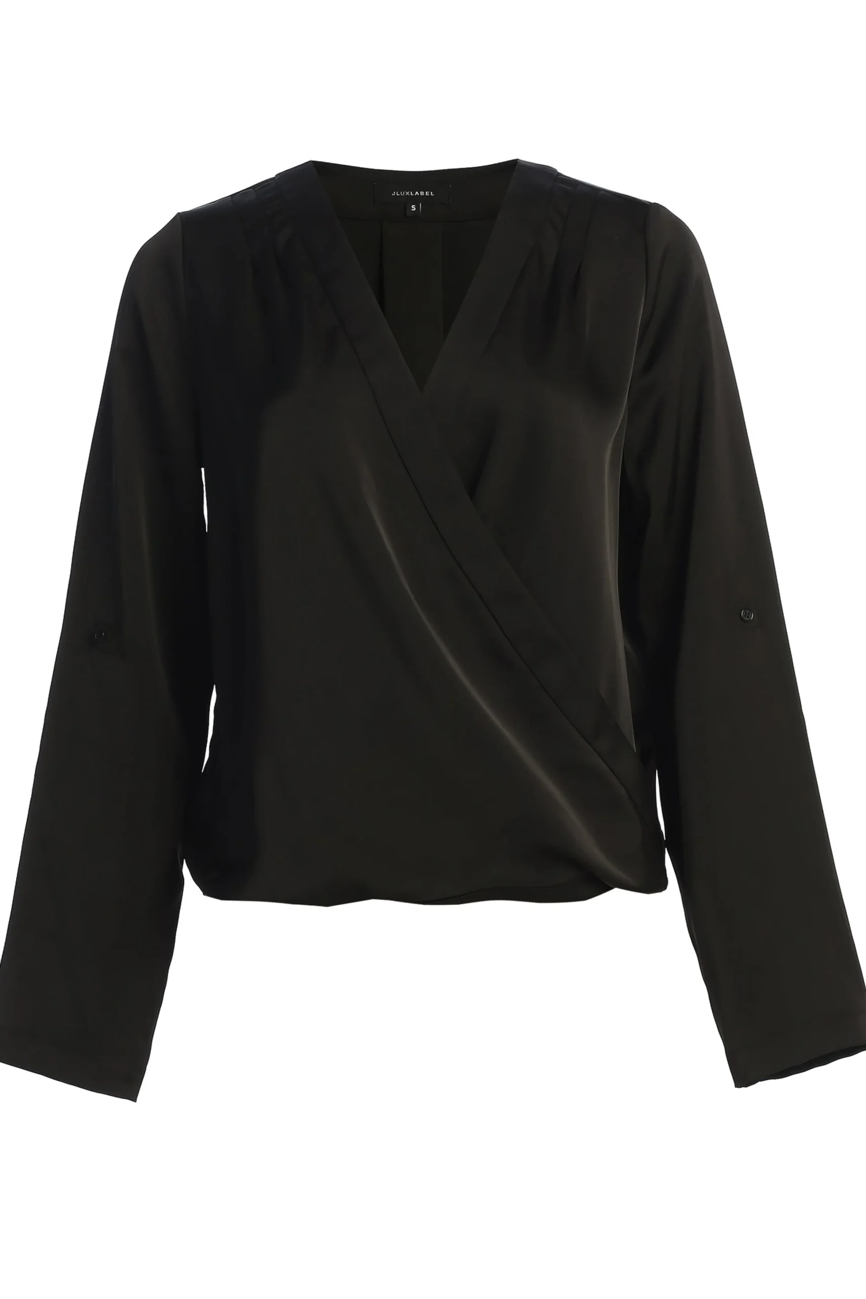 black_satin_draped_top_1.webp JLUXLABEL Black Satin Draped Top