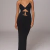 JLUXLABEL Black Secret Bloom Maxi Dress