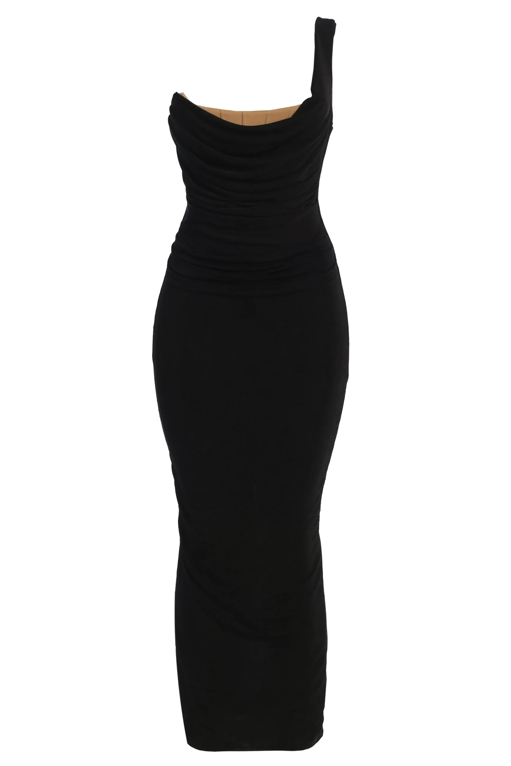 black_slinky_krishna_one__2.webp JLUXLABEL Black Slinky Krishna One Shoulder Maxi Dress