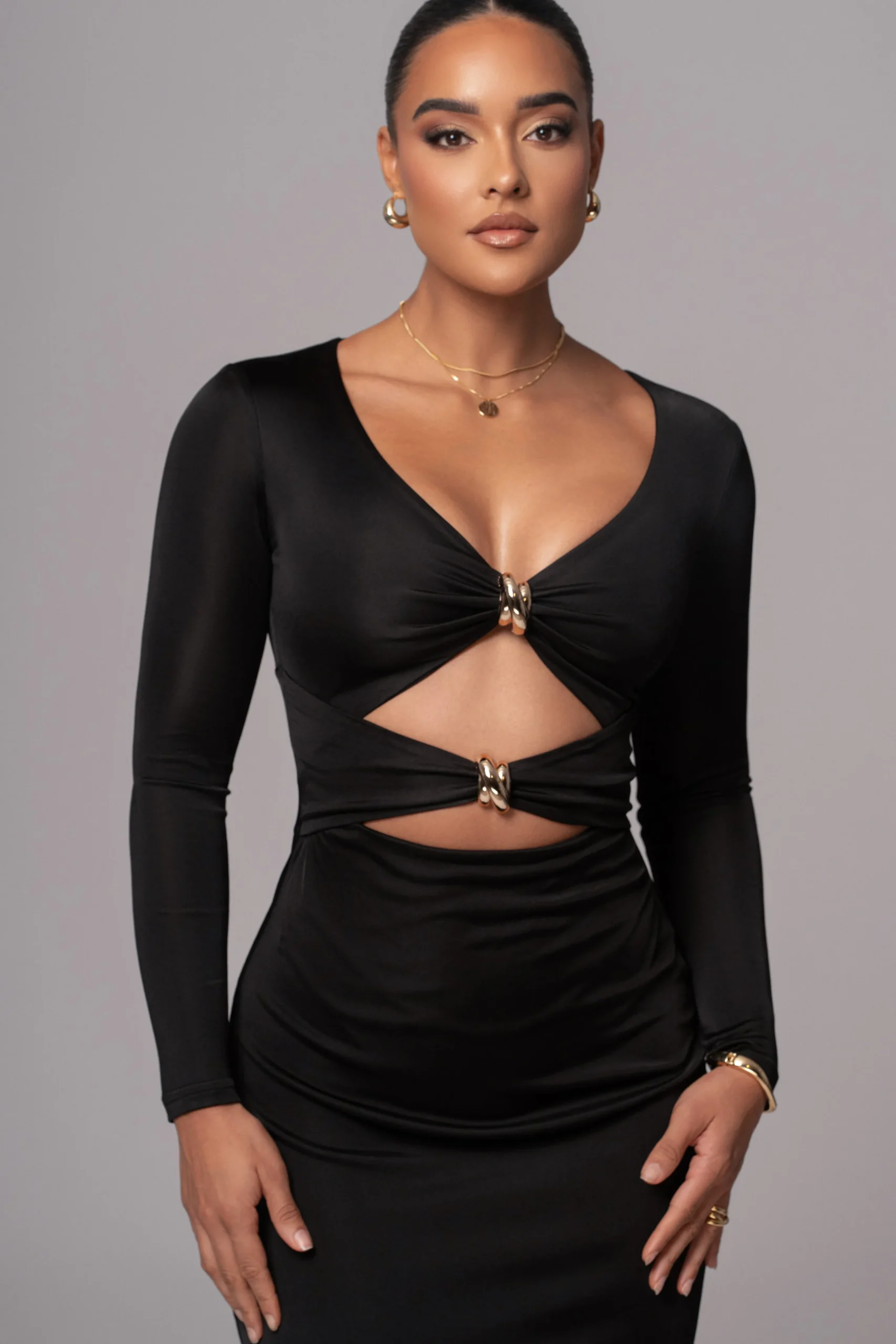 black_soiree_cutout_maxi__2.webp JLUXLABEL Black Soiree Cutout Maxi Dress