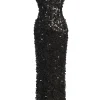 JLUXLABEL Black Sparkling Moments Sequin Maxi Dress