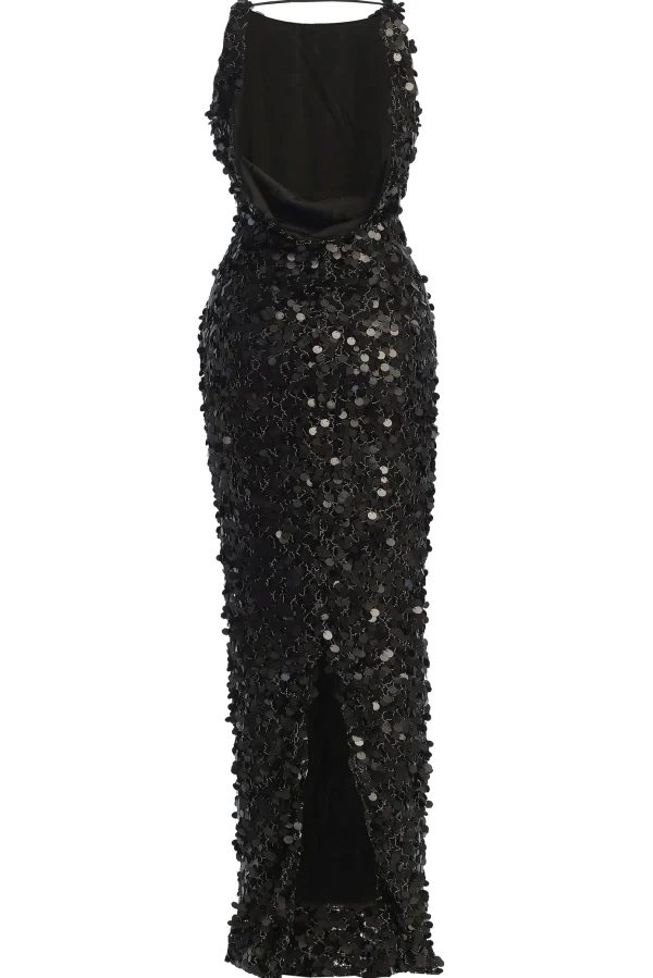 JLUXLABEL Black Sparkling Moments Sequin Maxi Dress