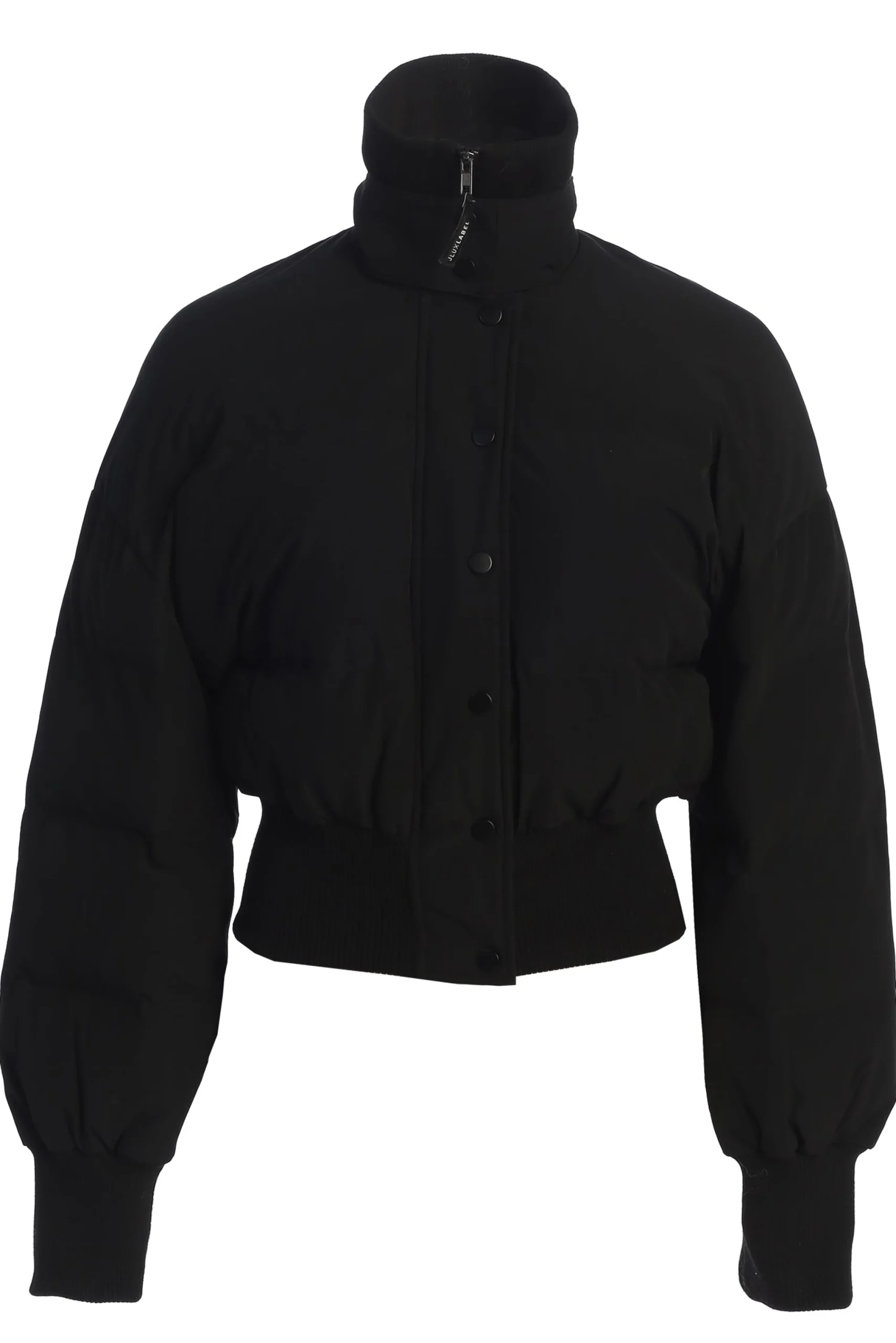 black_stassie_ribbed_jack_0.webp JLUXLABEL Black Stassie Ribbed Jacket