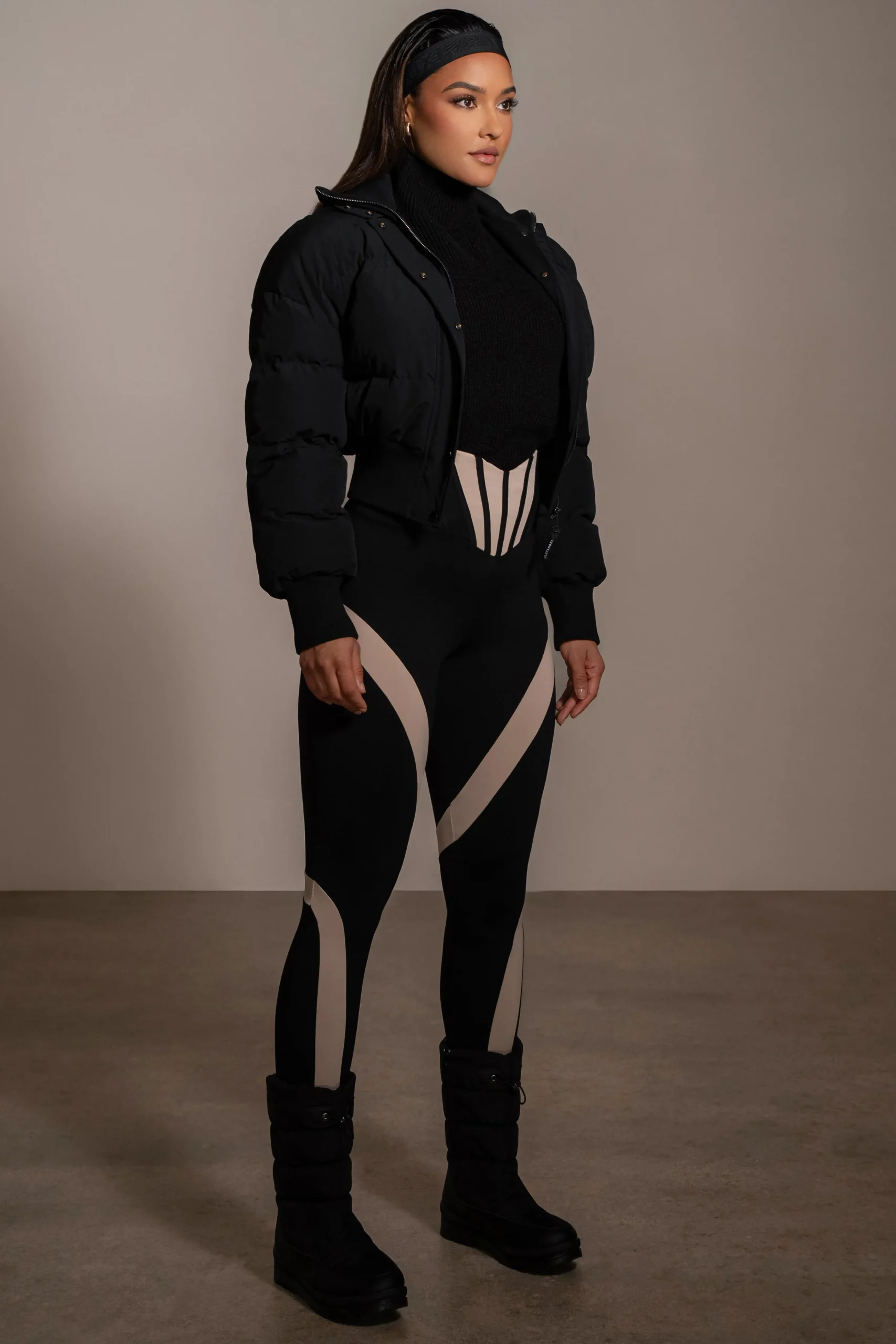black_stassie_ribbed_jack_11.webp JLUXLABEL Black Stassie Ribbed Jacket