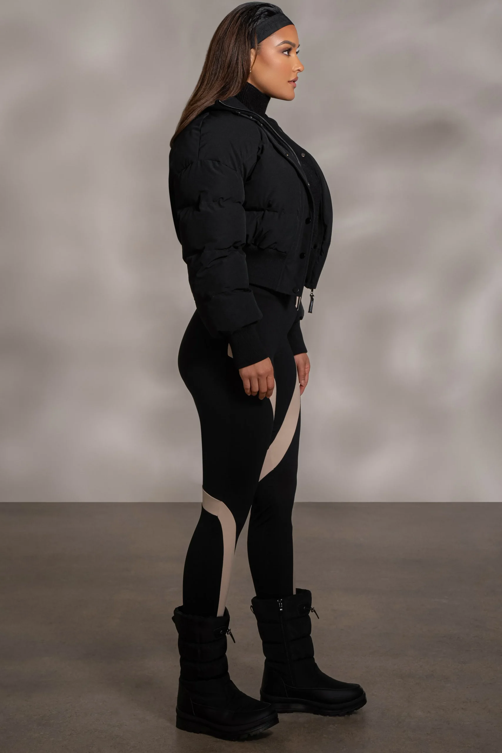 black_stassie_ribbed_jack_12.webp JLUXLABEL Black Stassie Ribbed Jacket