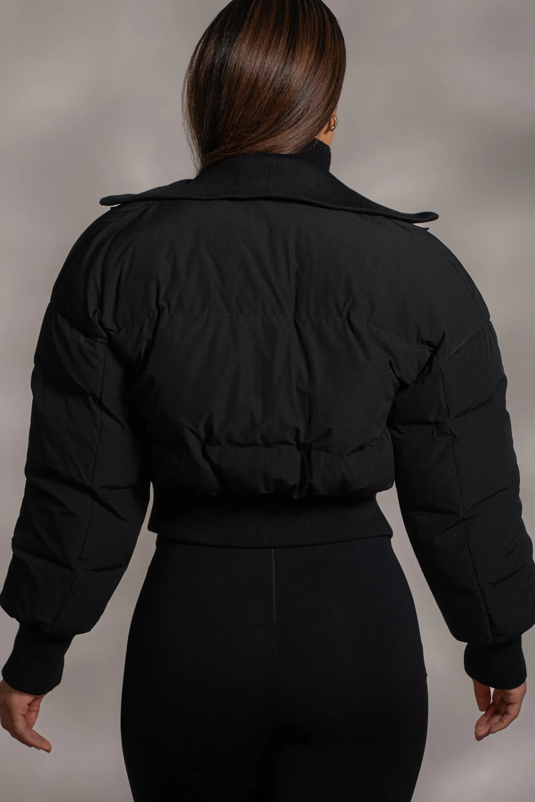 black_stassie_ribbed_jack_14.webp JLUXLABEL Black Stassie Ribbed Jacket