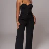 JLUXLABEL Black Sweetheart Aroma Jumpsuit