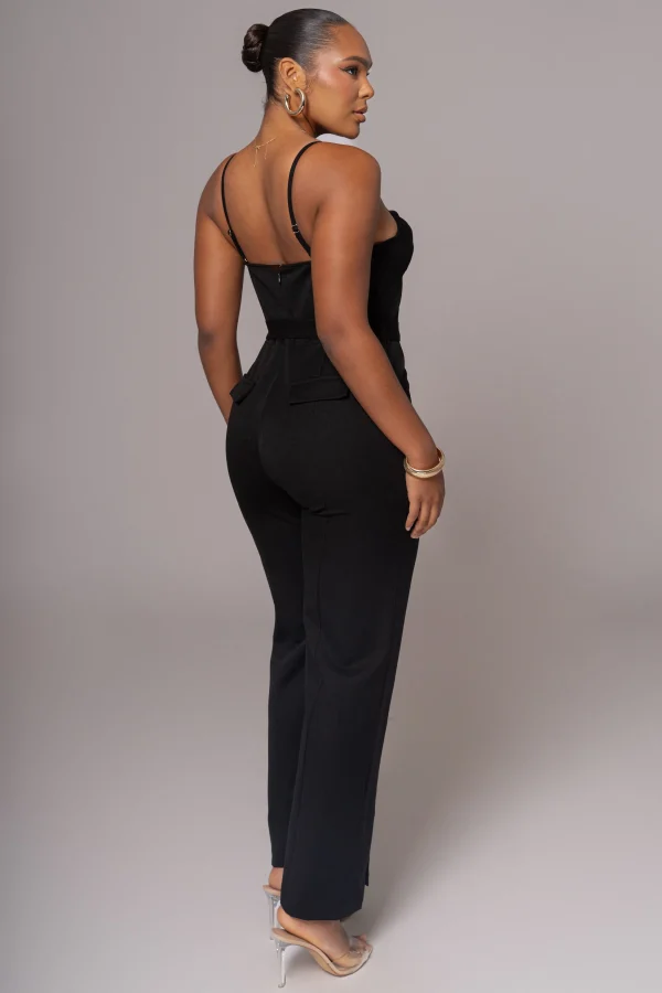 JLUXLABEL Black Sweetheart Aroma Jumpsuit