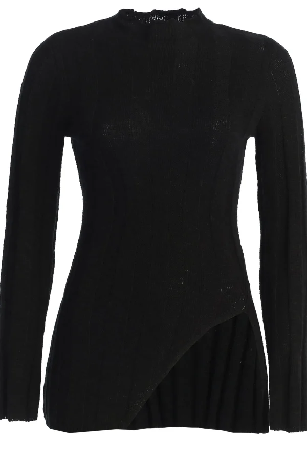 JLUXLABEL Black Take A Chance Ribbed Pant Set