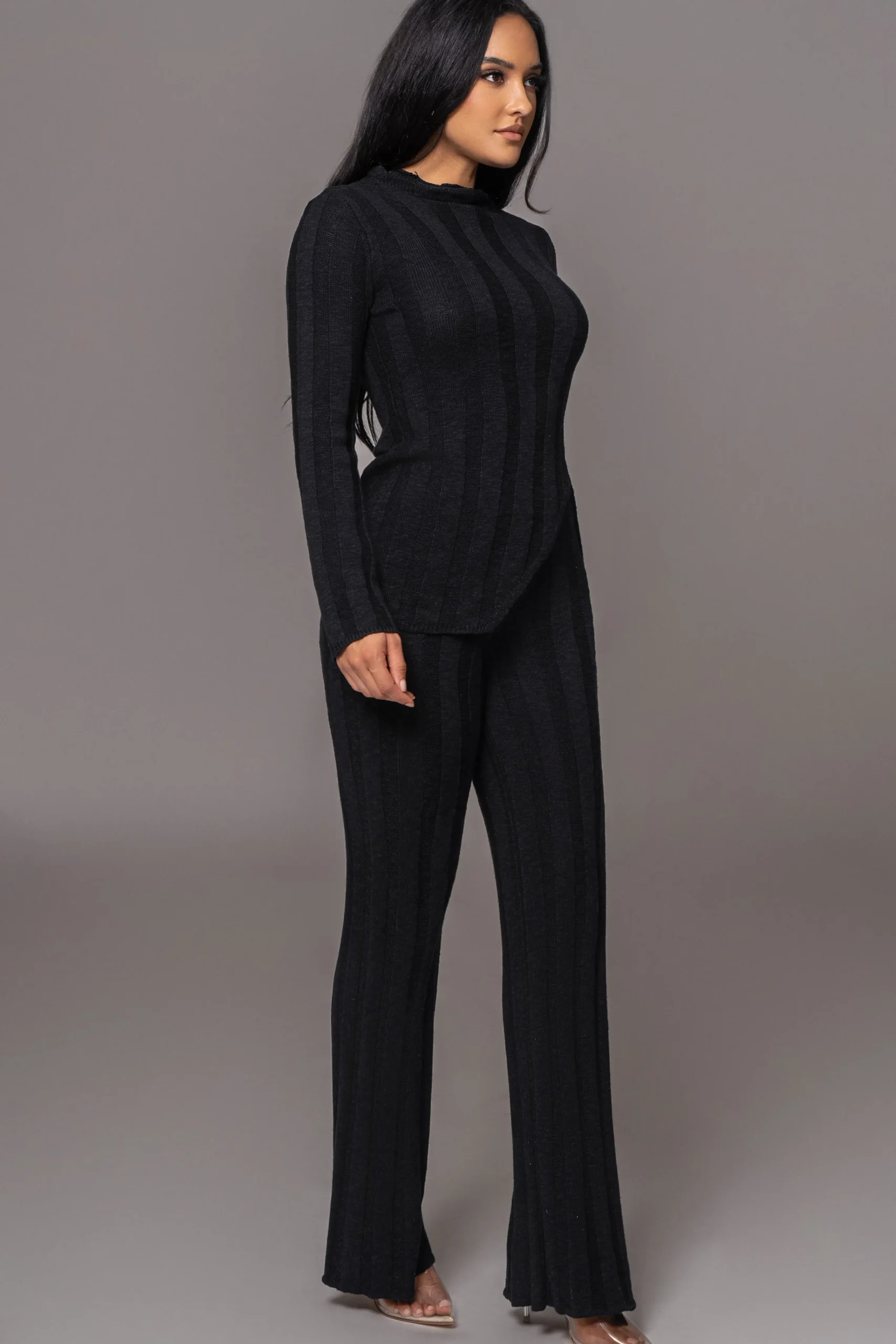 black_take_a_chance_ribbe_9.webp JLUXLABEL Black Take A Chance Ribbed Pant Set