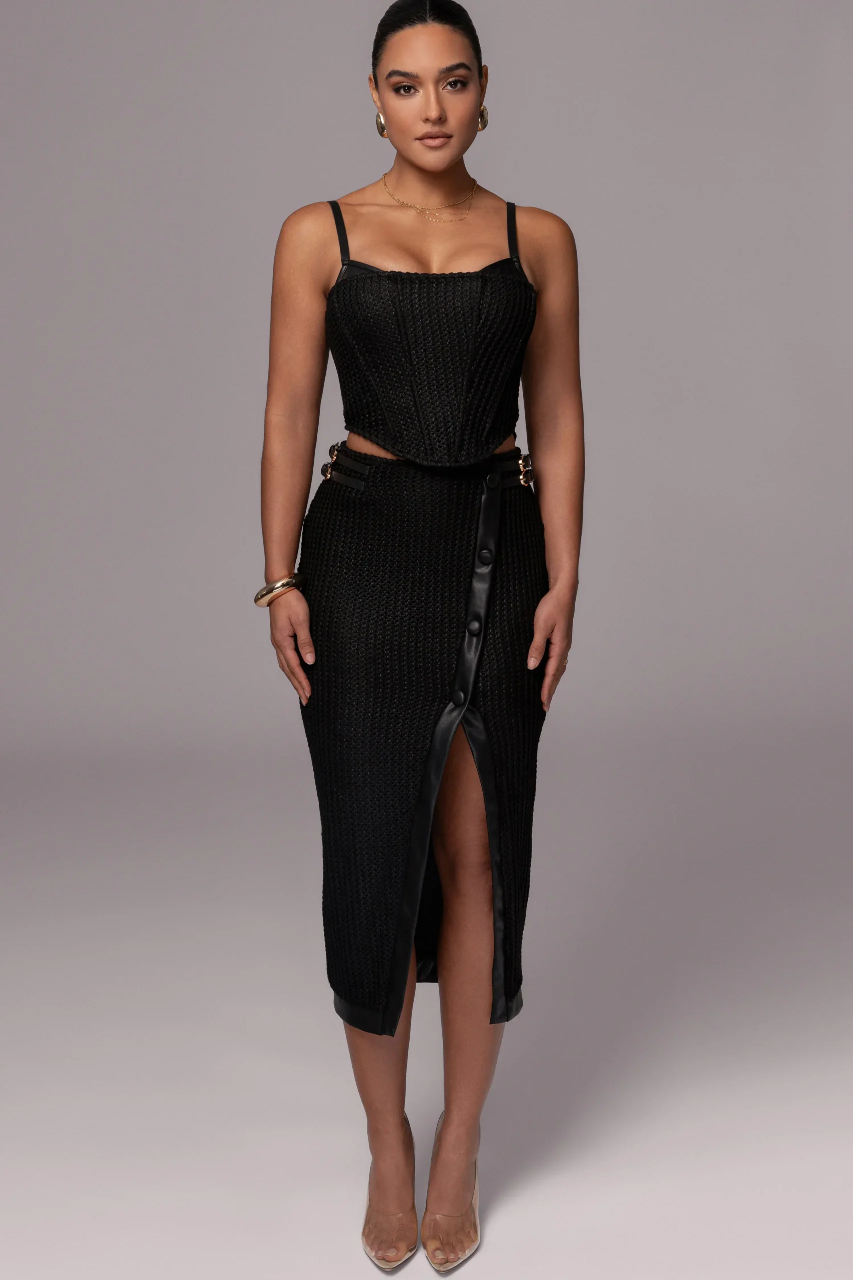 black_textured_mystique_m_0.webp JLUXLABEL Black Textured Mystique Midi Skirt