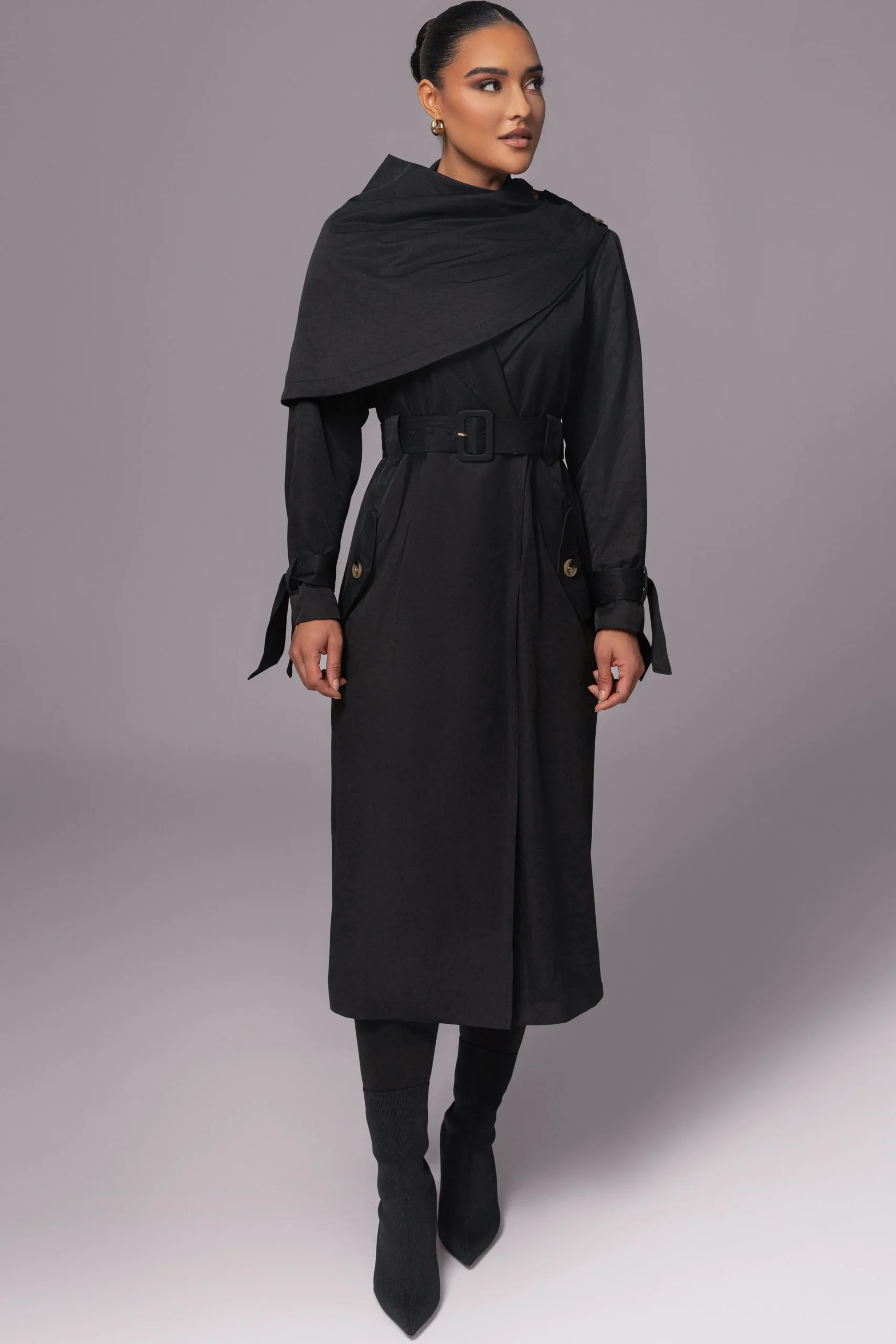 black_the_classic_trench__4.webp JLUXLABEL Black The Classic Trench Coat