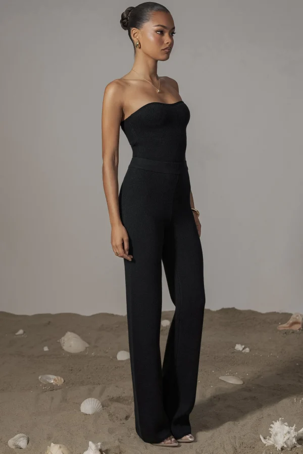 JLUXLABEL Black Tropic Oasis Top