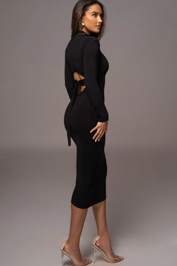 JLUXLABEL Black Under Your Spell Dress