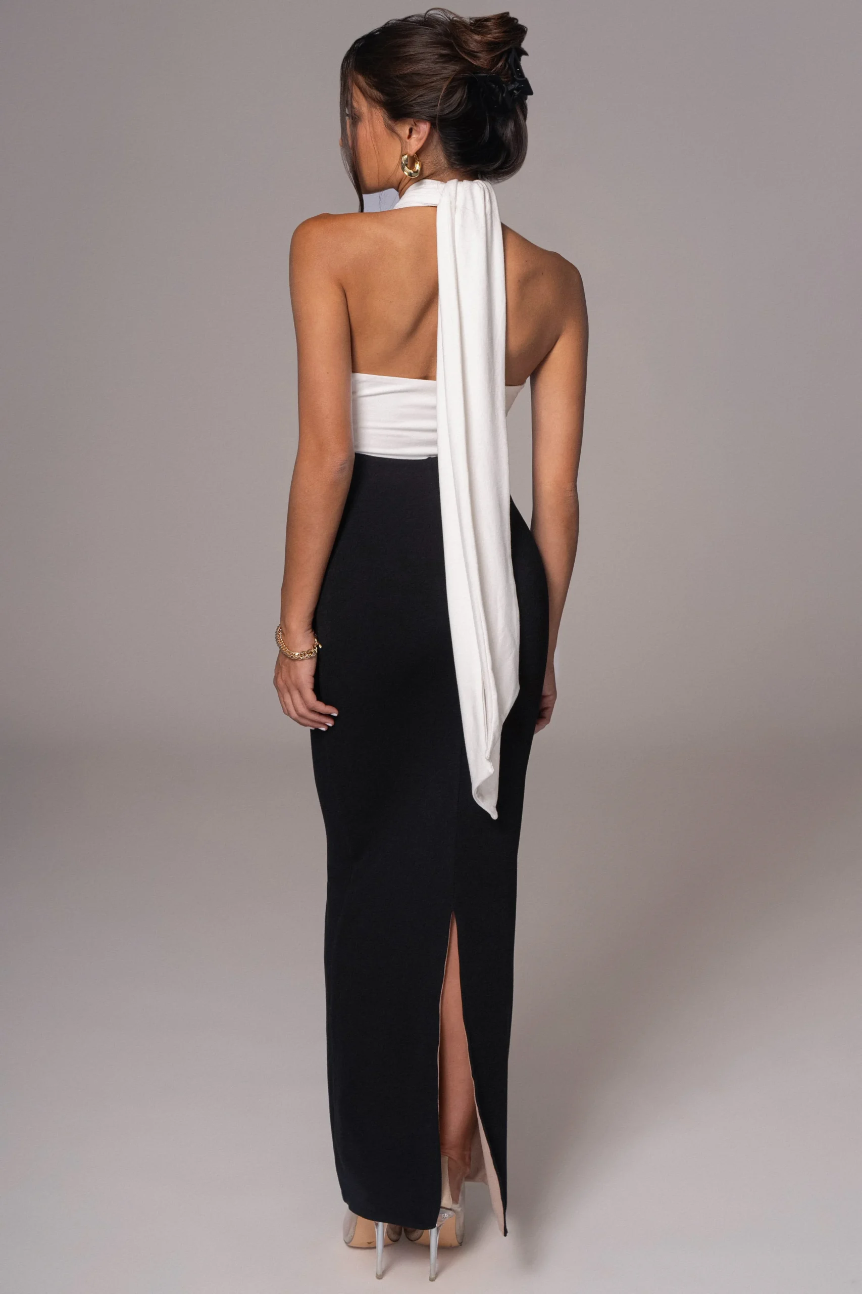 blackbeige_dominic_revers_20.webp JLUXLABEL Black/Beige Dominic Reversible Maxi Dress