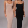 JLUXLABEL Black/Beige Katia Reversible Dress