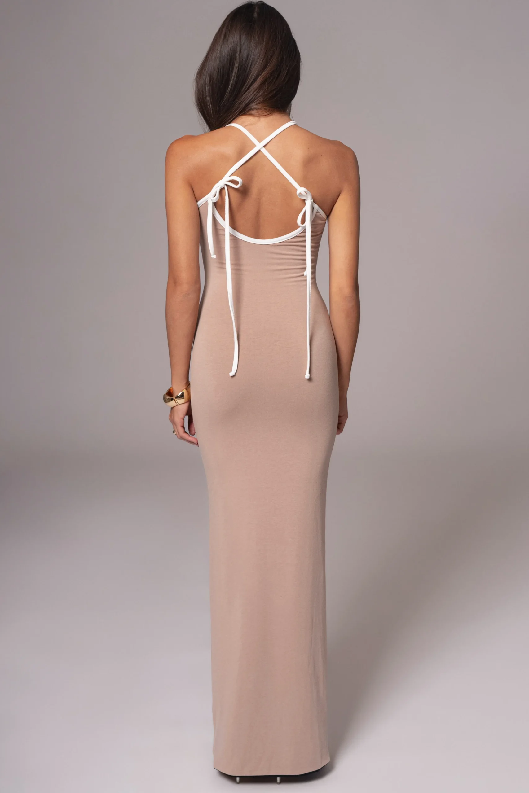 blackbeige_shawna_reversi_20.webp JLUXLABEL Black/Beige Shawna Reversible Maxi Dress