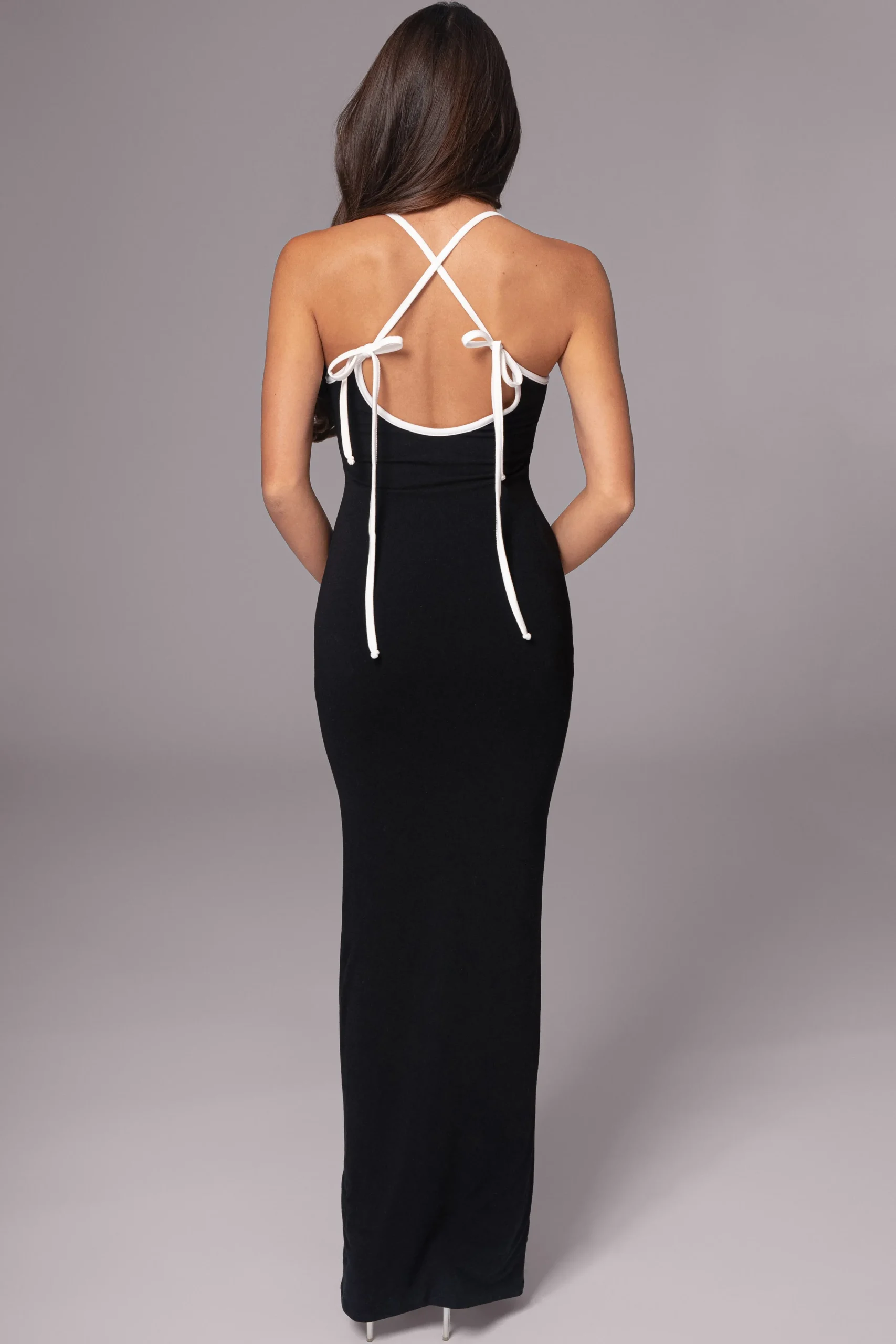 blackbeige_shawna_reversi_26.webp JLUXLABEL Black/Beige Shawna Reversible Maxi Dress
