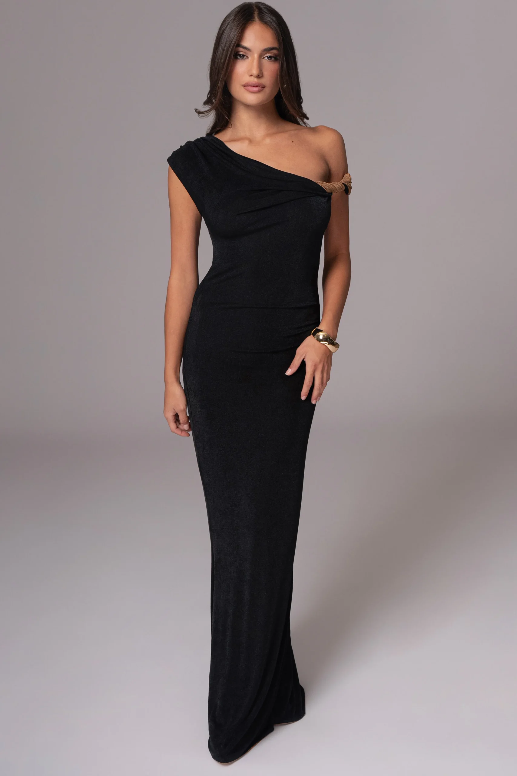 blackbrown_classic_elegan_2.webp JLUXLABEL Black/Brown Classic Elegance Reversible Maxi Dress